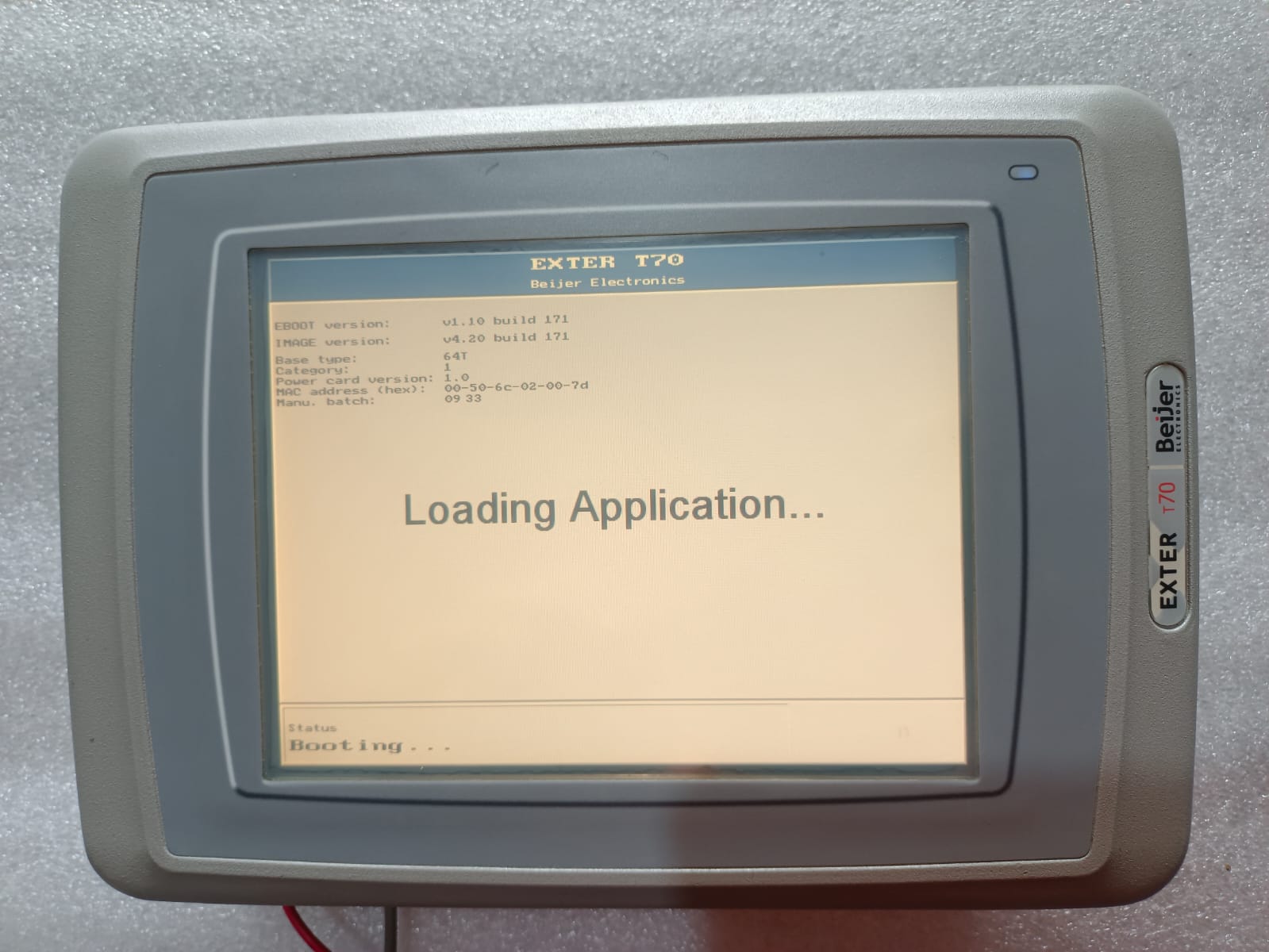 Beijer EXTER T70 06010B HMI | 7 Industrial Touchscreen Operator Panel thumbnail 12
