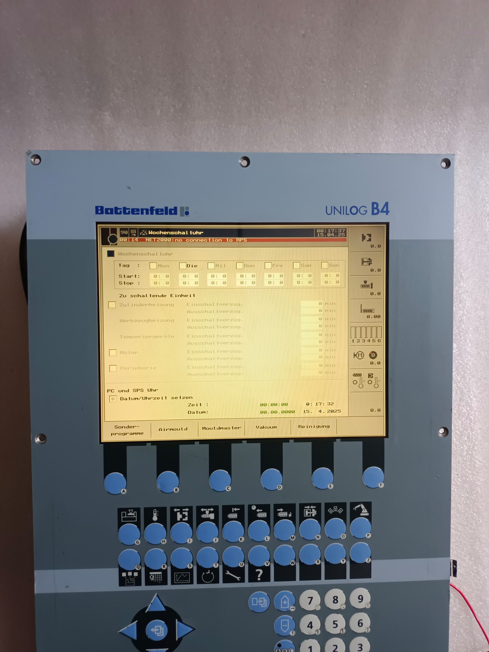 B AND R BATTENFELD UNILOG B4 5D2500.47 5C2001.20 – Advanced Injection Molding Machine Control Unit thumbnail 14
