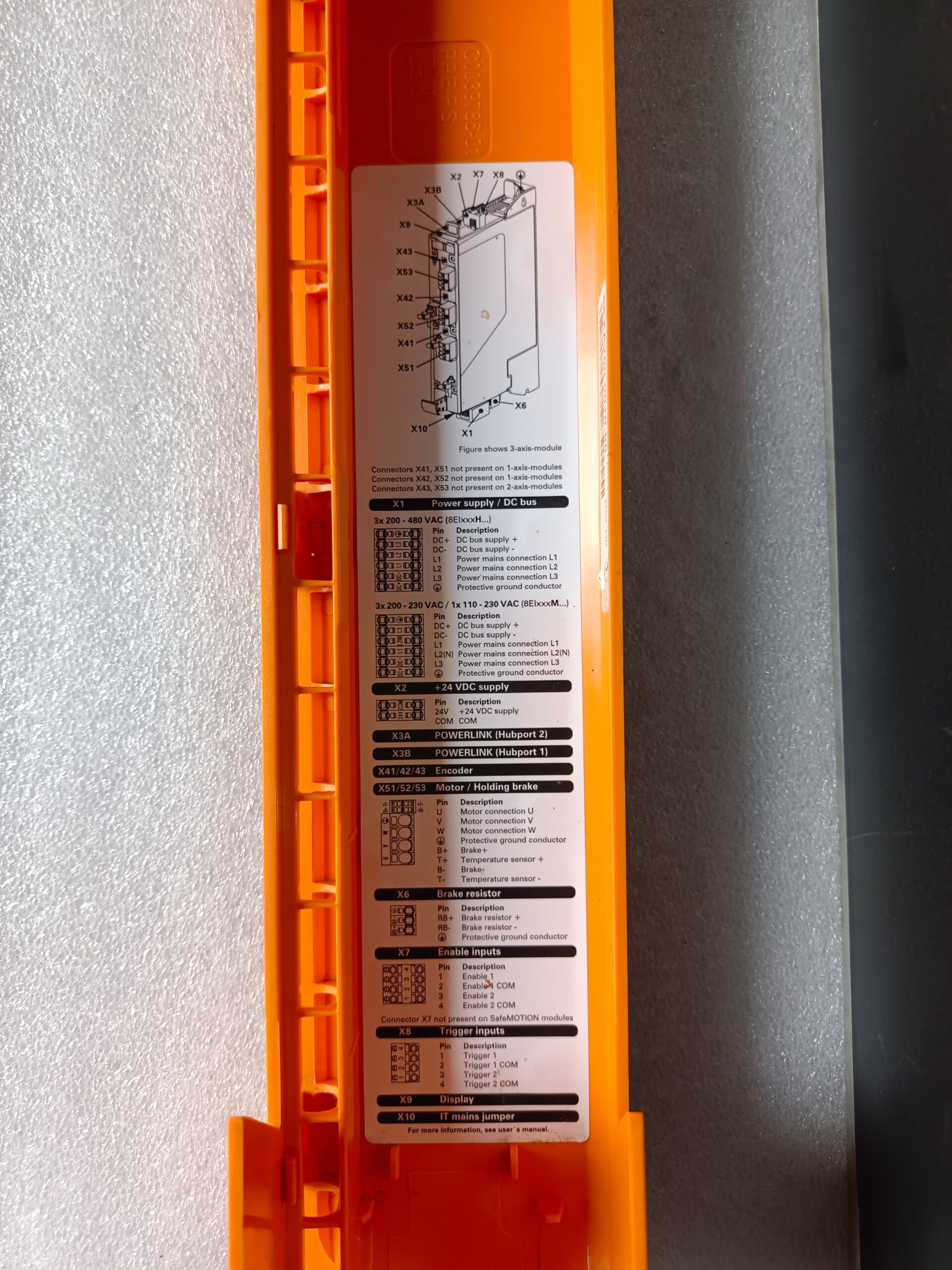 B AND R ACOPOS P3 8EI2X2HWD10.0600-1 Servo Drive – High-Performance Multi-Axis Motion Control Drive thumbnail 4