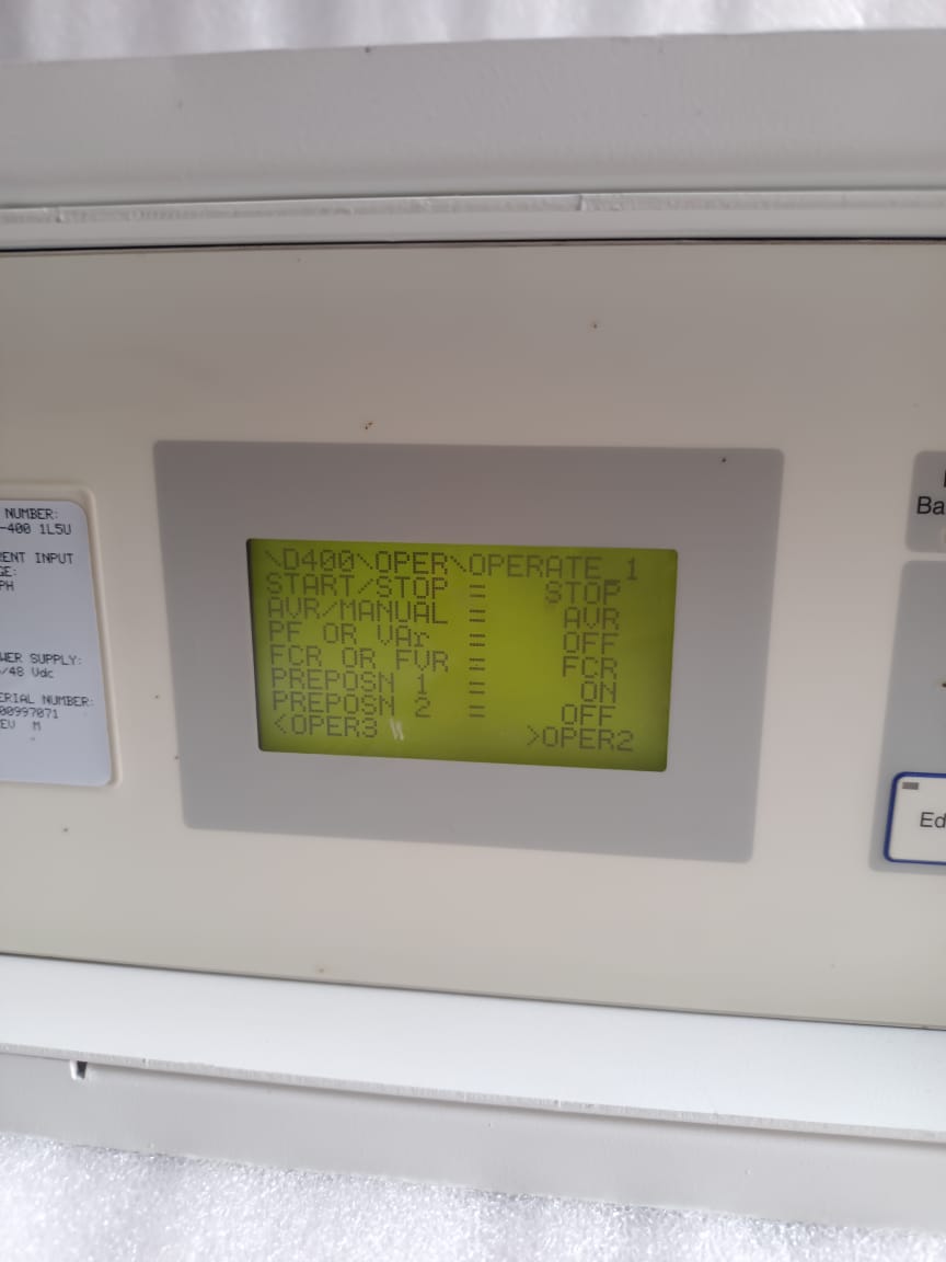 BASLER DECS-400 1L5U Digital Excitation Control System | Automatic Voltage Regulator (AVR) And Generator Excitation Controller thumbnail 3