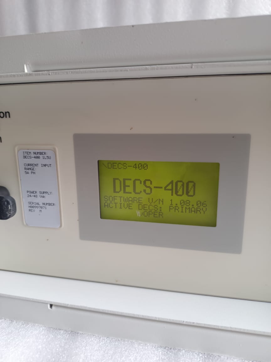 BASLER DECS-400 1L5U Digital Excitation Control System | Automatic Voltage Regulator (AVR) And Generator Excitation Controller thumbnail 6