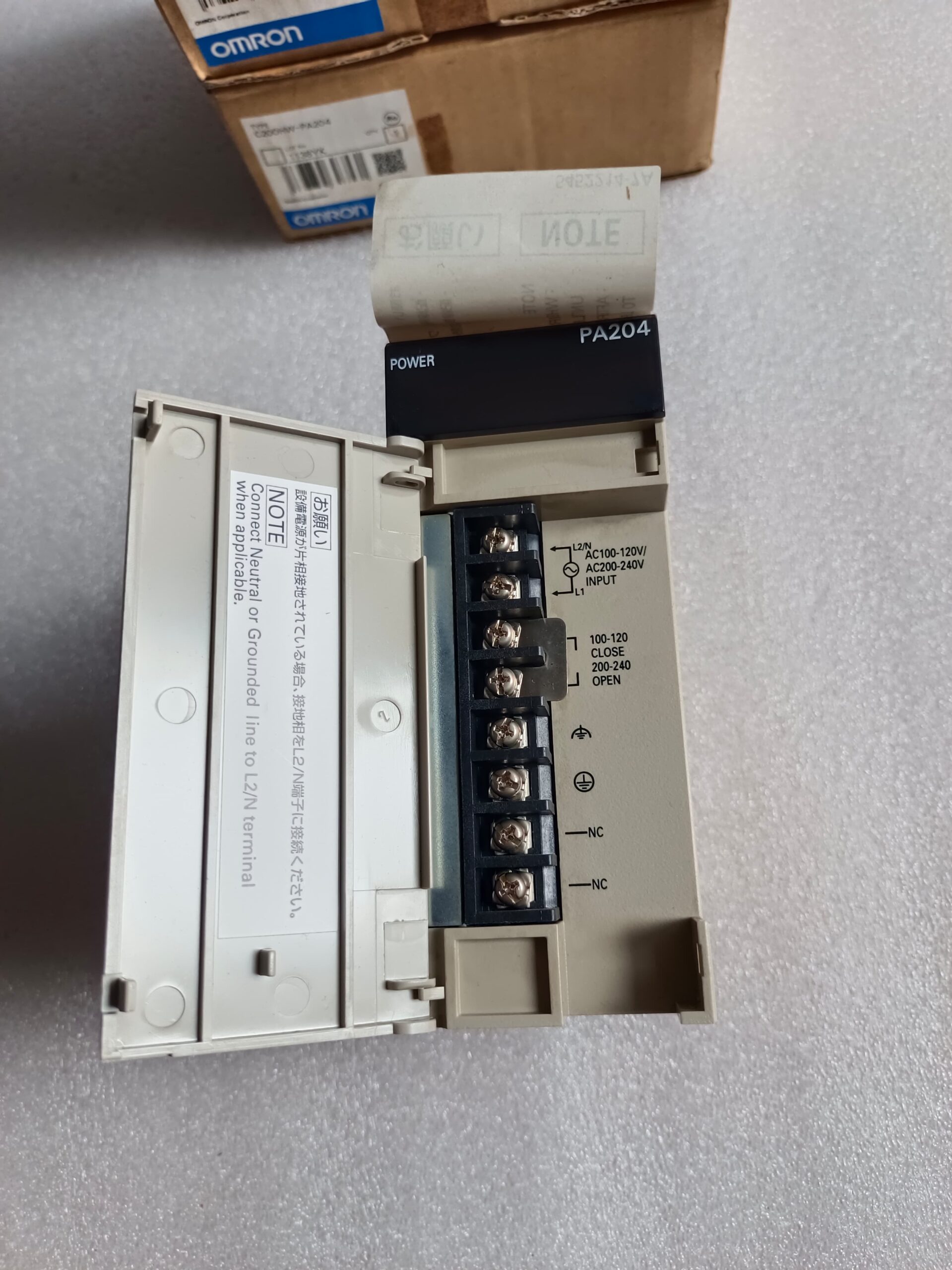 OMRON POWER SUPPLY UNIT PA204 C200HW-PA204 – Industrial PLC Power Supply Unit for Automation Systems thumbnail 11