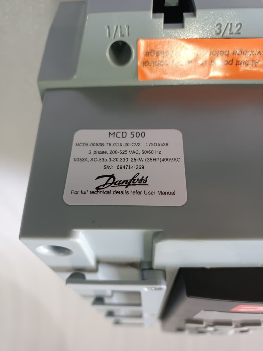 Danfoss VLT® Soft Starter MCD500 MCD5-0053B-T5-G1X-20-CV2 – 35HP Advanced Motor Soft Starter thumbnail 12