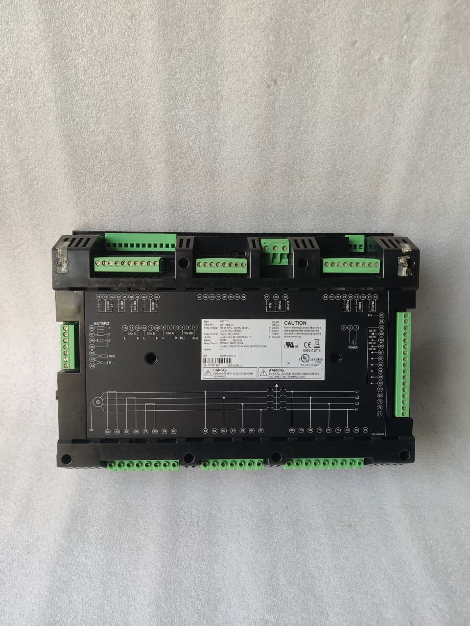 DEIF AGC200 AGC222 Genset Controller | Automatic Generator Control And Power Management Module thumbnail 2