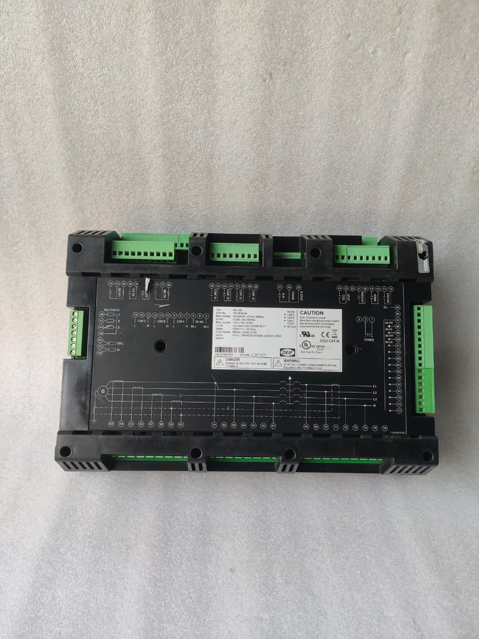 DEIF AGC200 AGC242 Genset Controller | Automatic Generator Control And Engine Management Module thumbnail 2