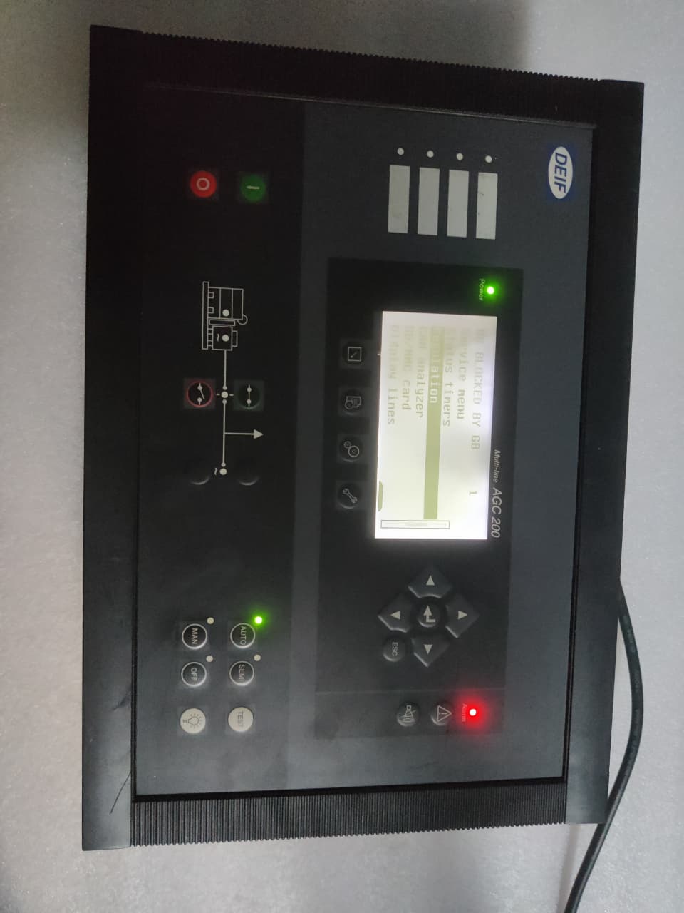 DEIF AGC200 AGC242 Genset Controller | Automatic Generator Control And Engine Management Module thumbnail 8