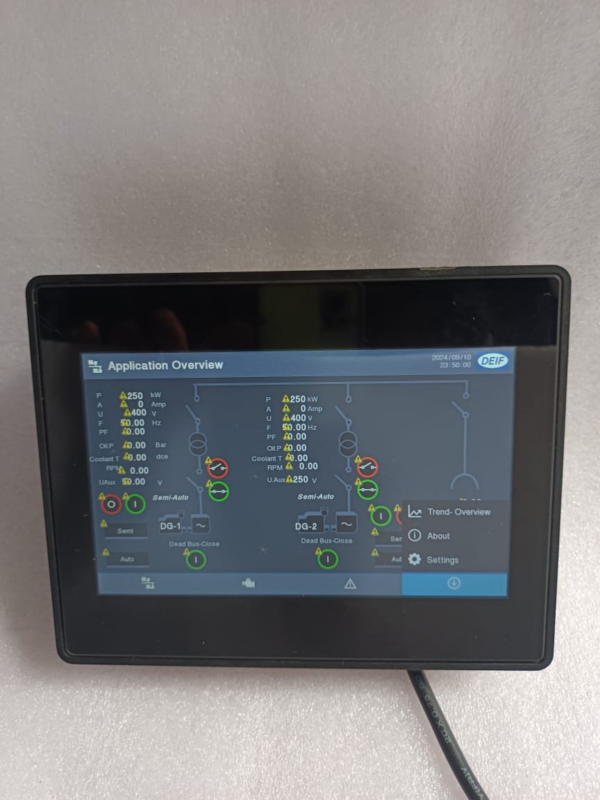 DEIF AGI 407 Generator Interface Controller | Advanced Genset Power Management Display thumbnail 11