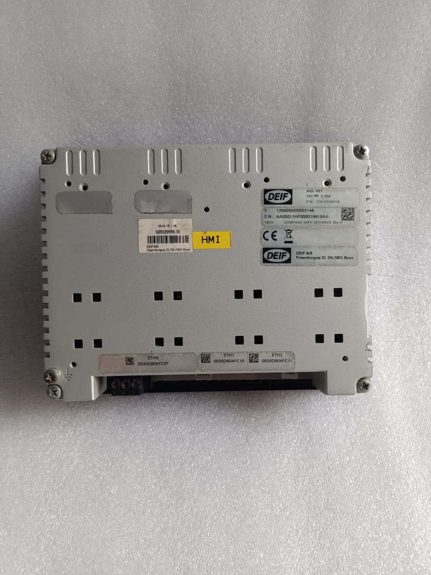 DEIF AGI 407 Generator Interface Controller | Advanced Genset Power Management Display thumbnail 4