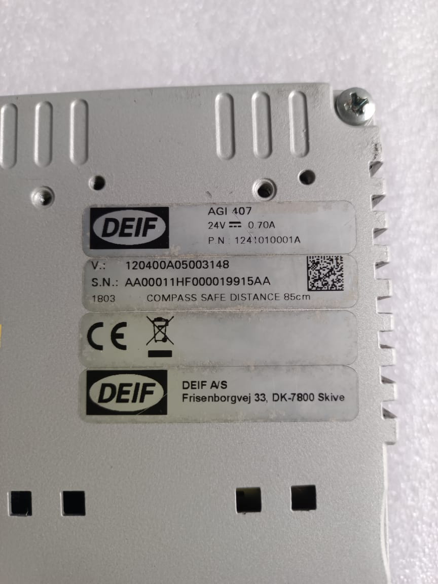 DEIF AGI 407 Generator Interface Controller | Advanced Genset Power Management Display thumbnail 5