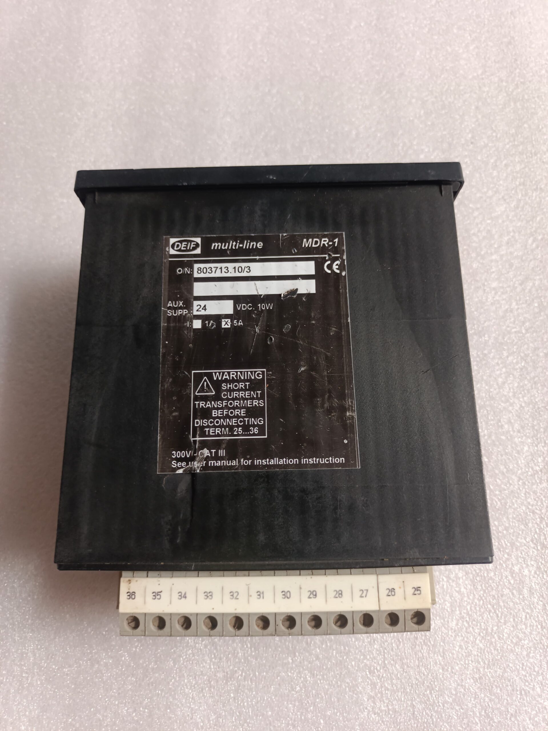 DEIF Multi-Line MDR-1 Differential Current Relay – Advanced Generator And Power System Protection Relay thumbnail 6