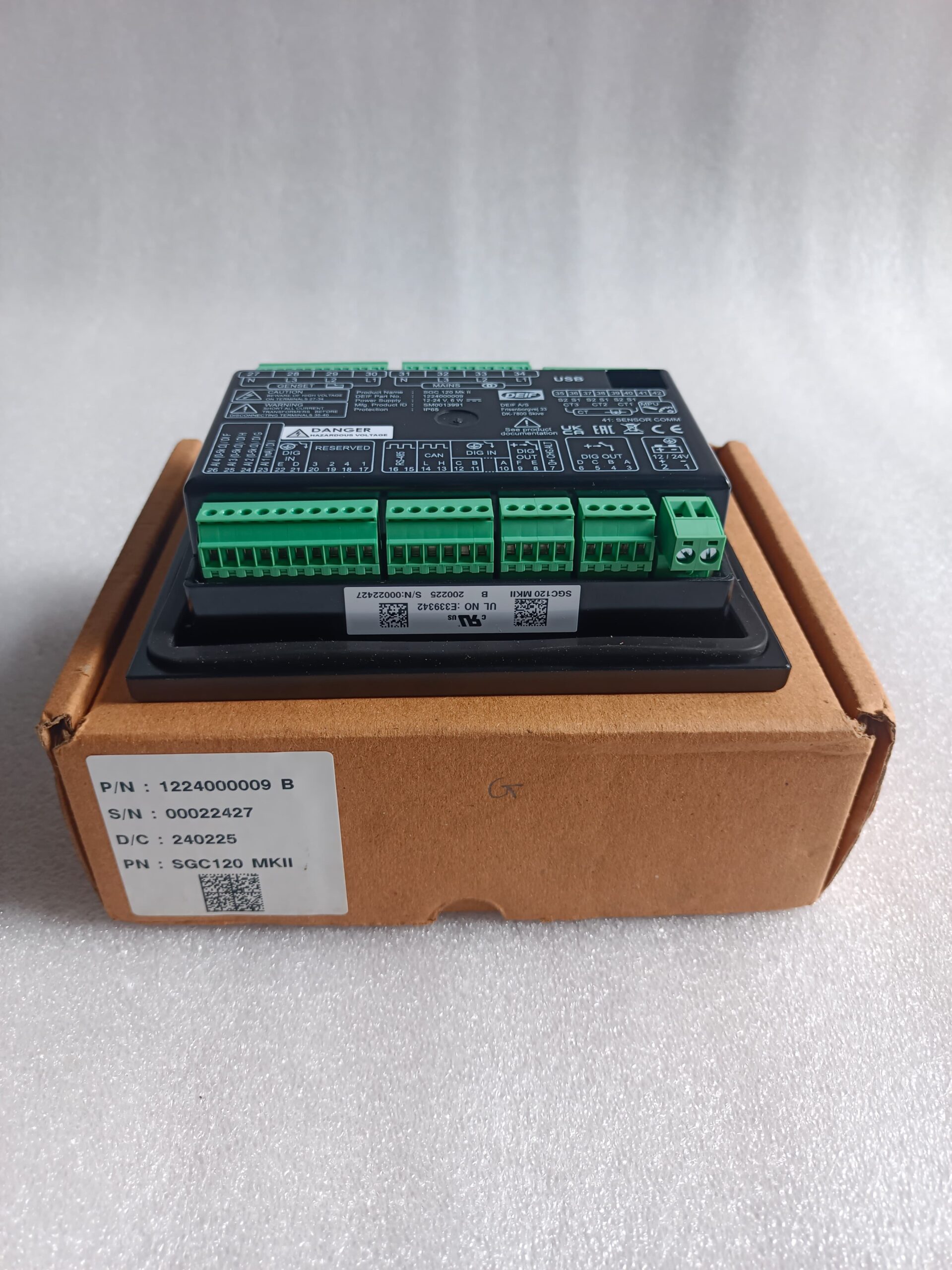 DEIF SGC120 MK II 1224000009 Genset Controller | Generator Set Control Unit | New thumbnail 9