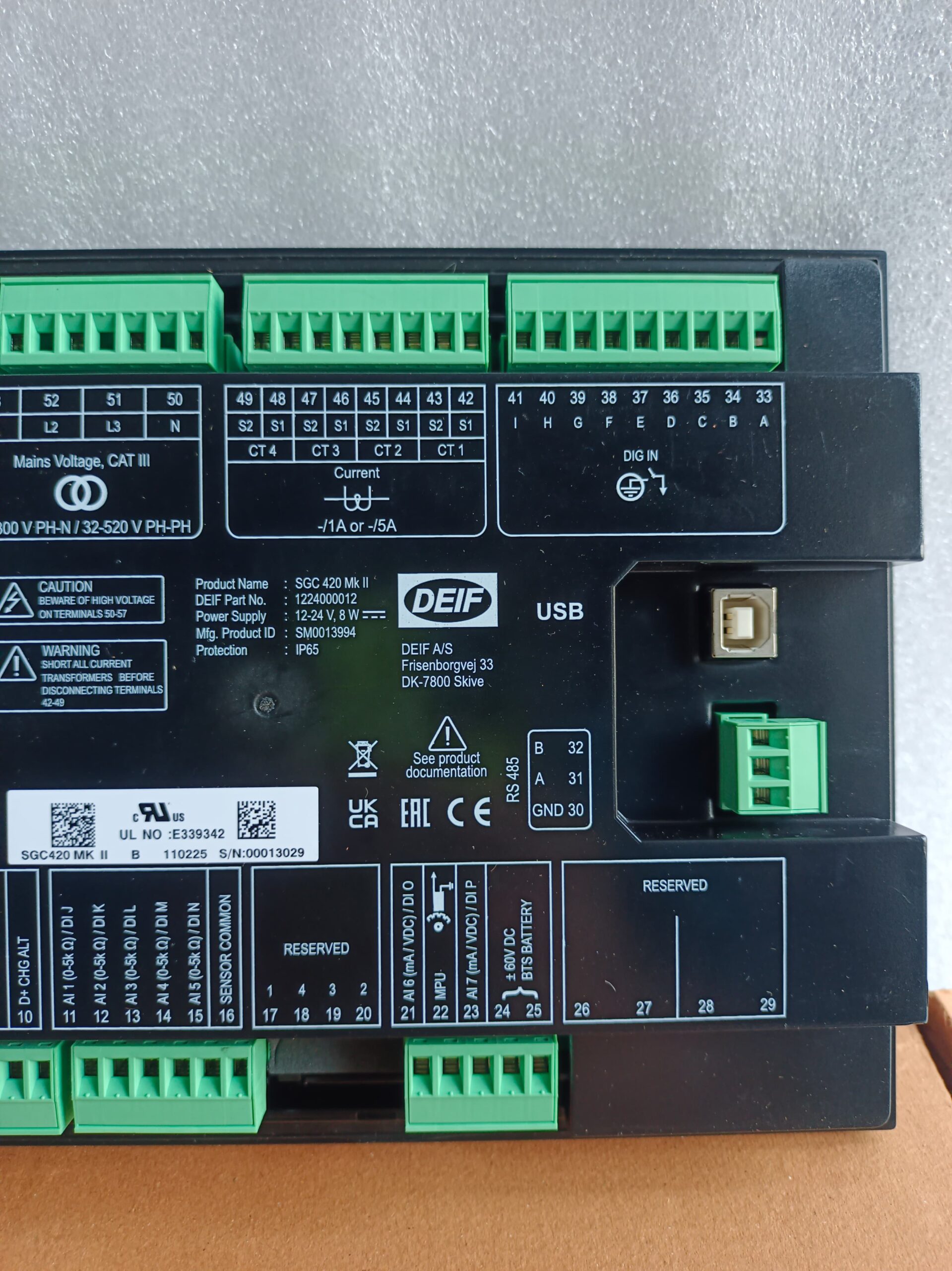 DEIF SGC420 MK II Genset Controller | SGC420 Generator Set Control Unit | New thumbnail 10