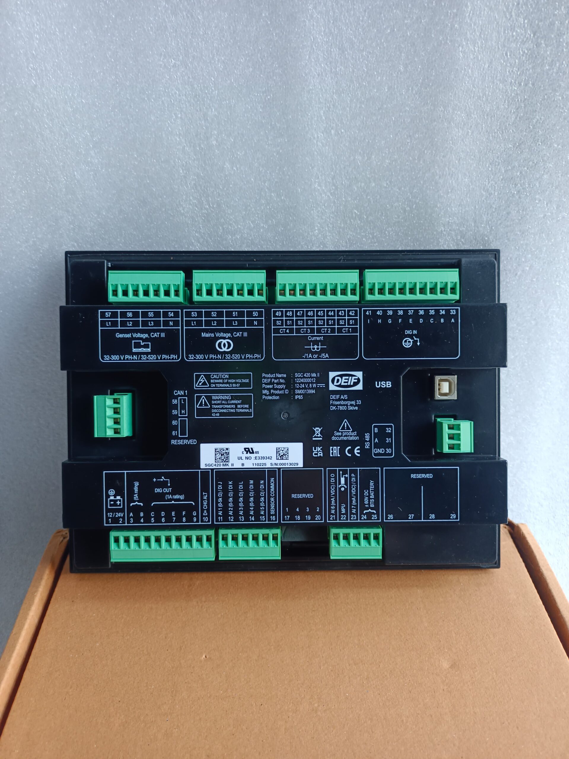 DEIF SGC420 MK II Genset Controller | SGC420 Generator Set Control Unit | New thumbnail 7