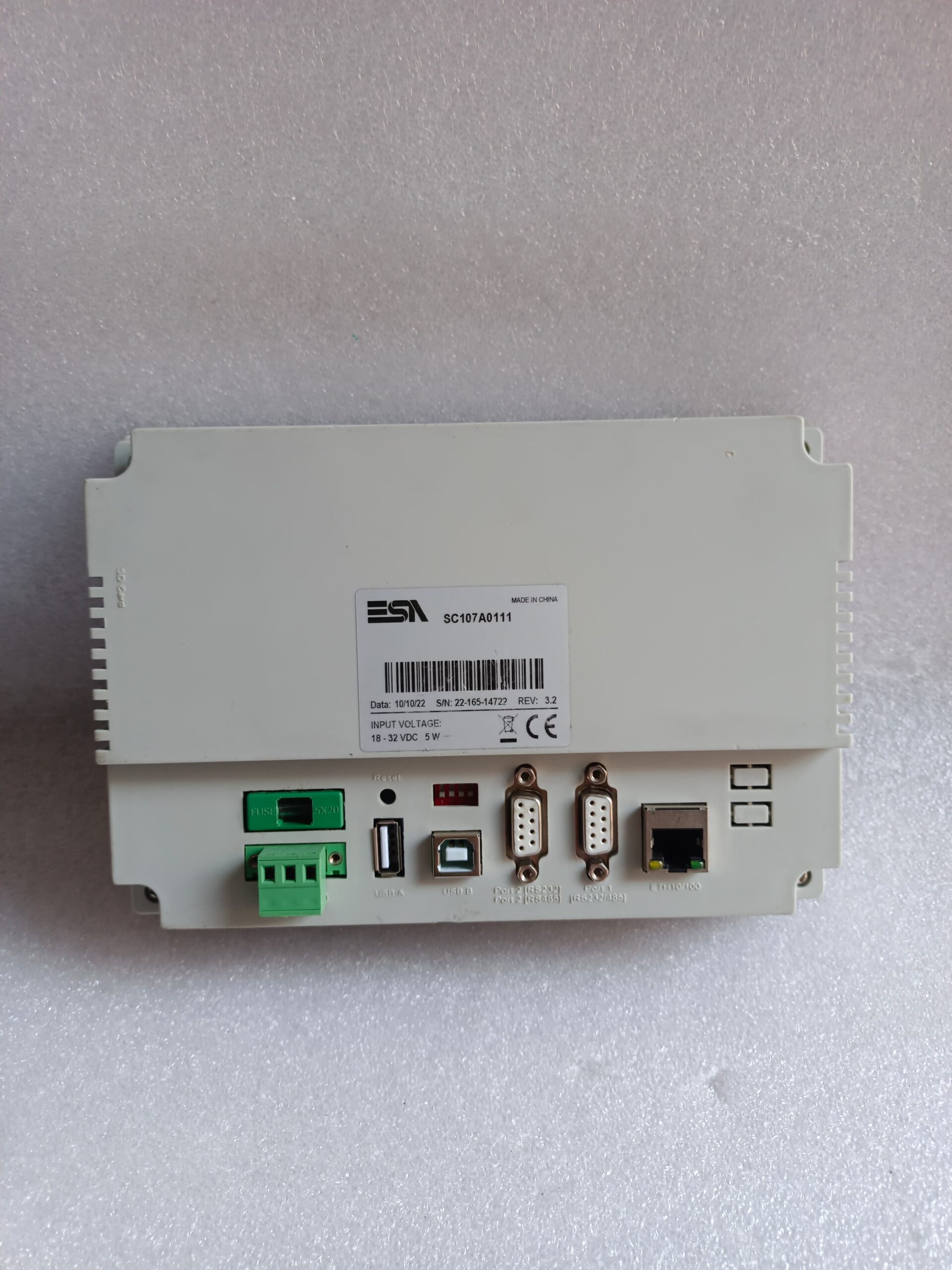 ESA SC107A011 Industrial HMI Touch Panel | 7” Operator Interface for Automation Control thumbnail 14