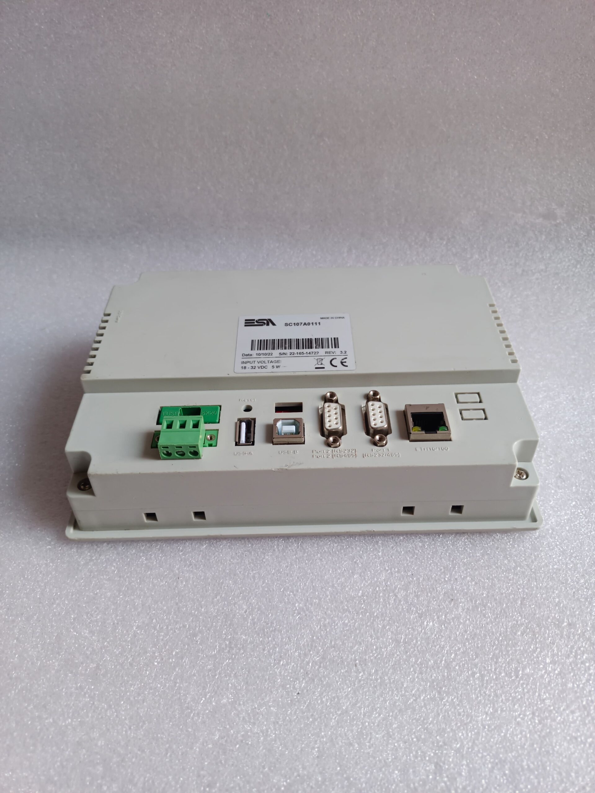 ESA SC107A011 Industrial HMI Touch Panel | 7” Operator Interface for Automation Control thumbnail 11