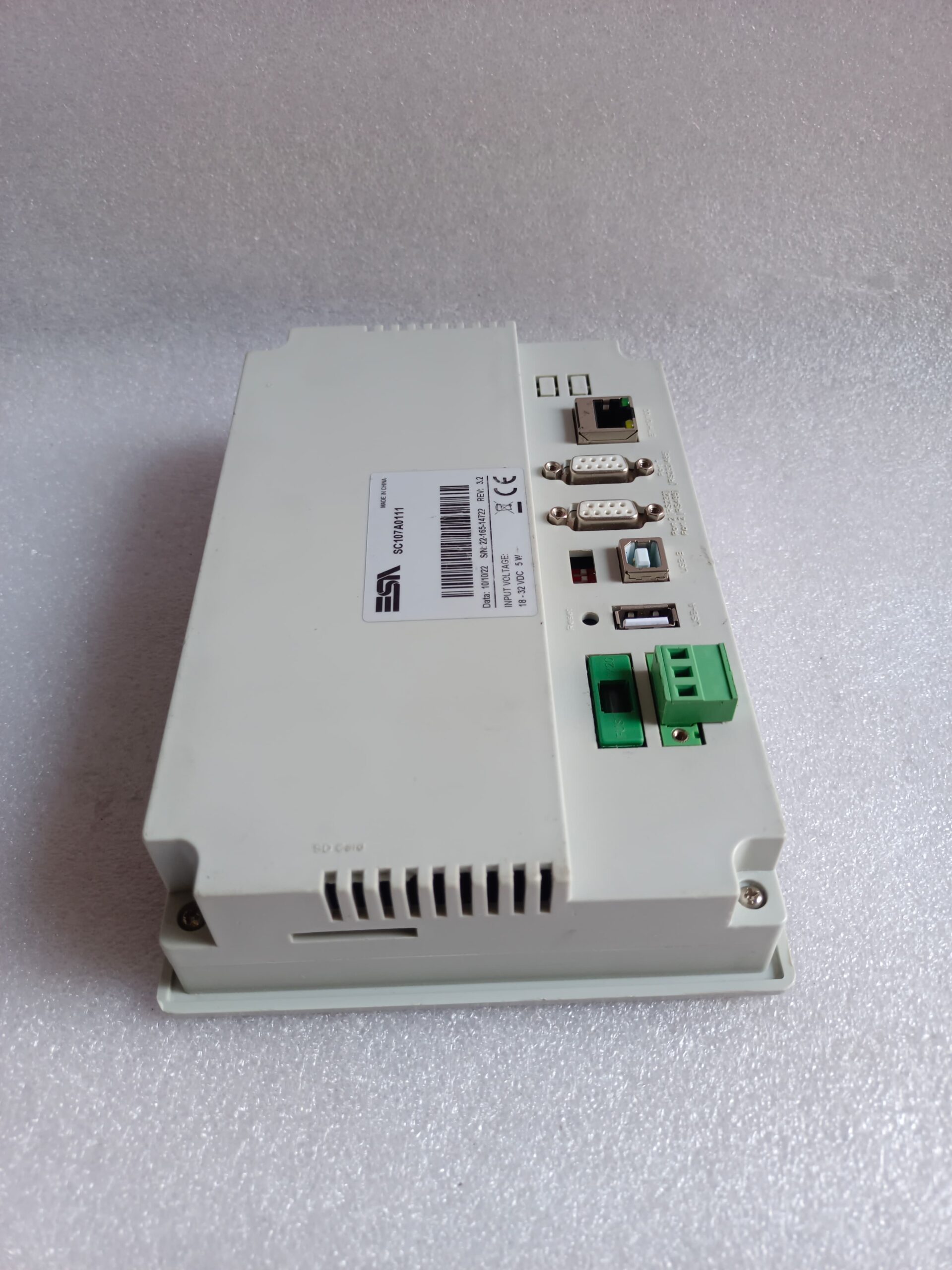 ESA SC107A011 Industrial HMI Touch Panel | 7” Operator Interface for Automation Control thumbnail 9