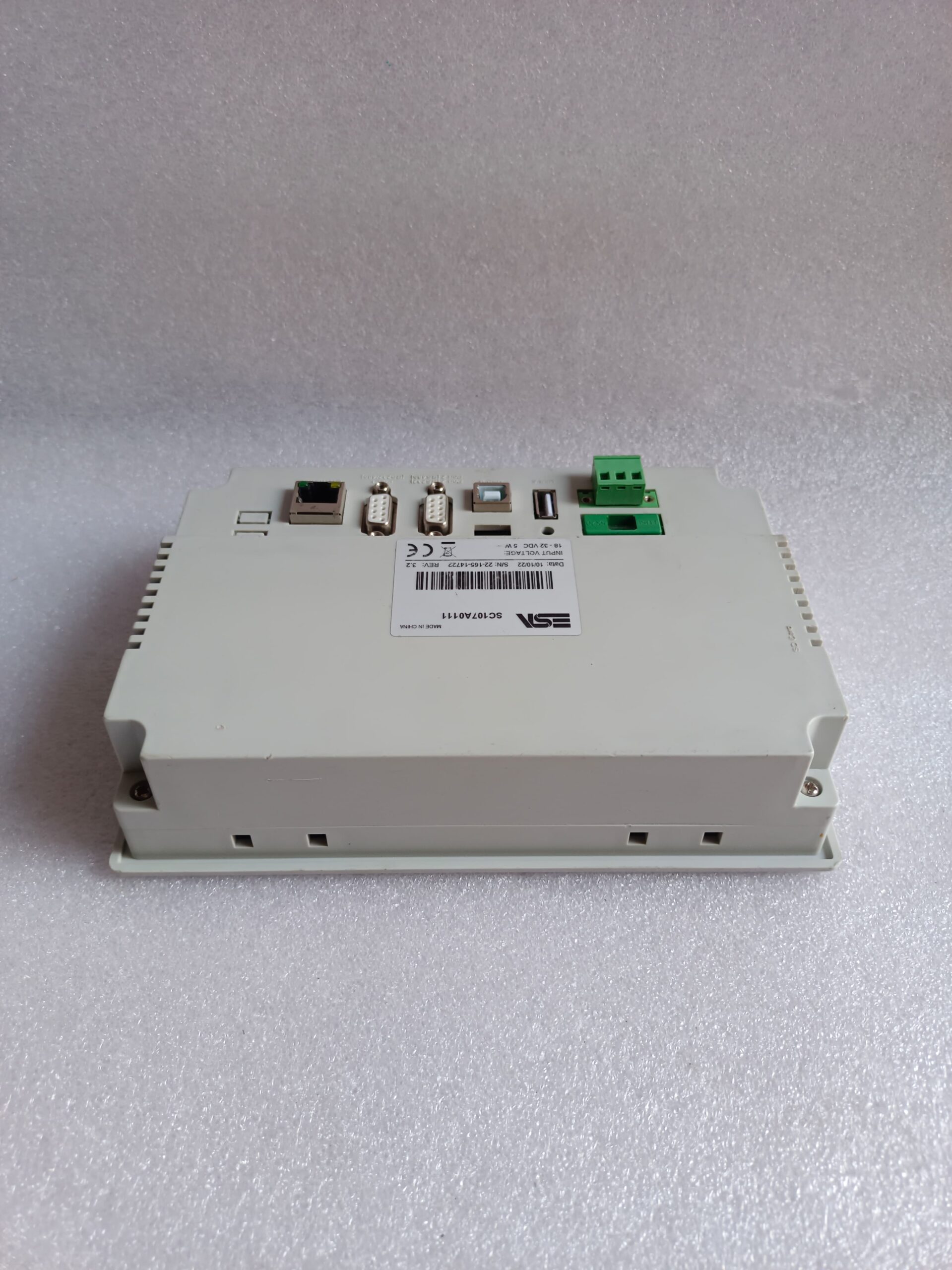 ESA SC107A011 Industrial HMI Touch Panel | 7” Operator Interface for Automation Control thumbnail 8