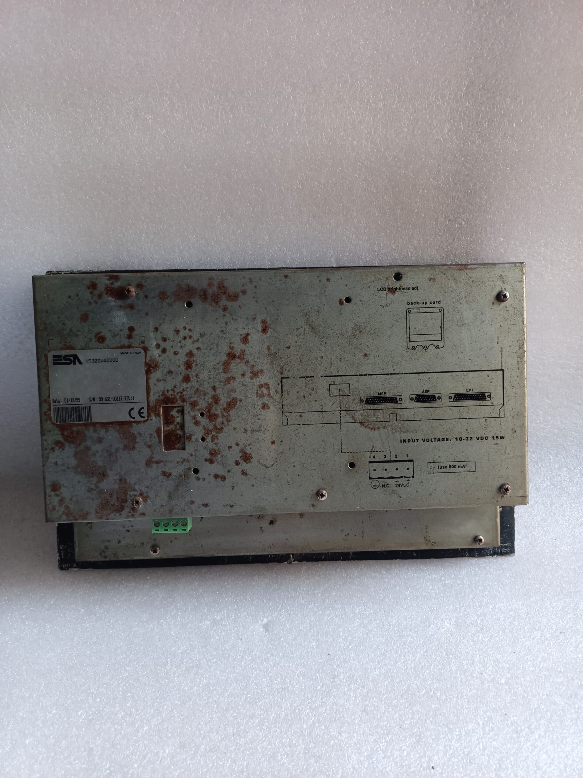 ESA VT320W HMI Touch Panel VT320WA0000 | Industrial Widescreen Operator Interface for Automation thumbnail 4