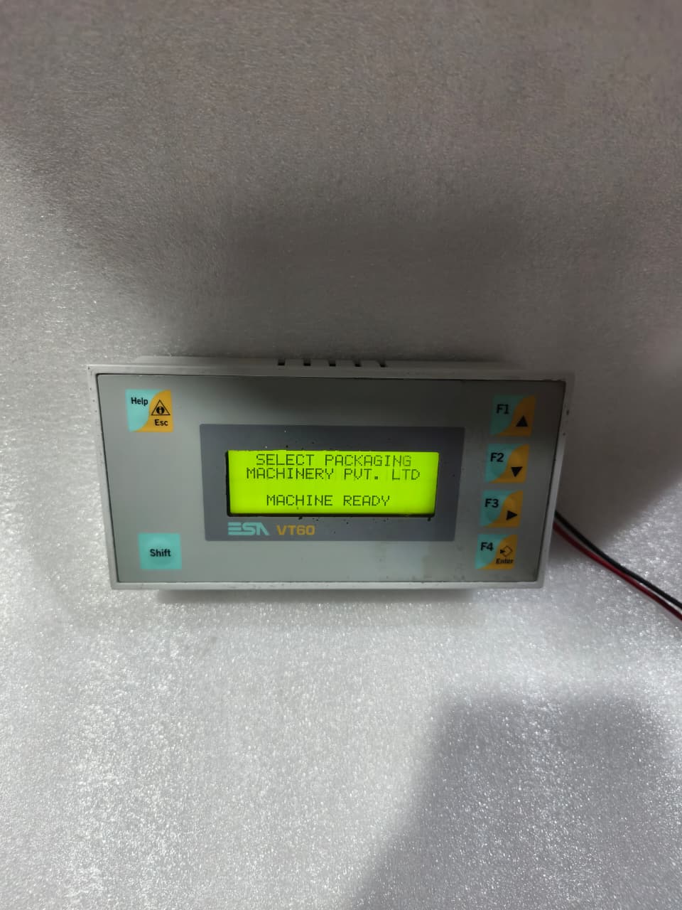 ESA VT60 VT06000000 Industrial HMI Operator Touch Panel for Automation Systems thumbnail 2