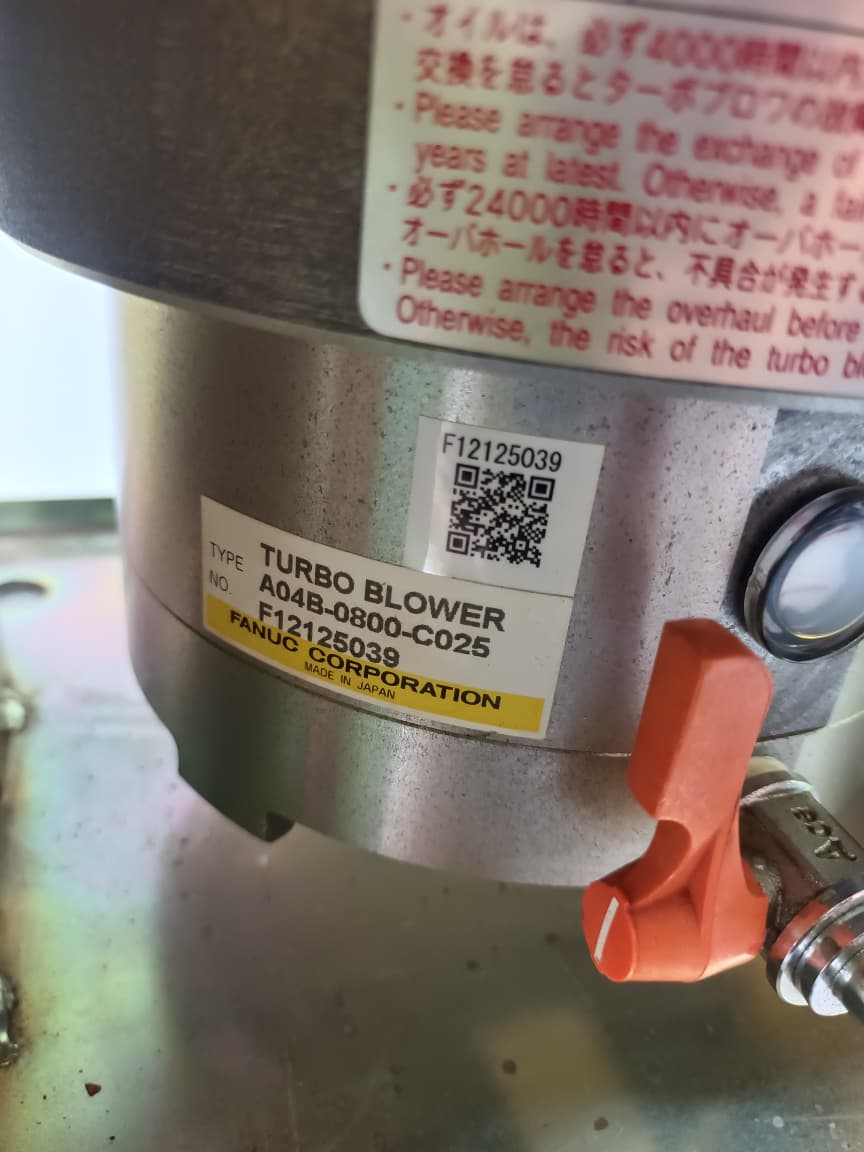 FANUC BiI50M/60000 Built-In Spindle Motor with Turbo Blower A06B-1608-B170#061S And A04B-0800-C025 – High-Speed CNC Spindle Motor thumbnail 9