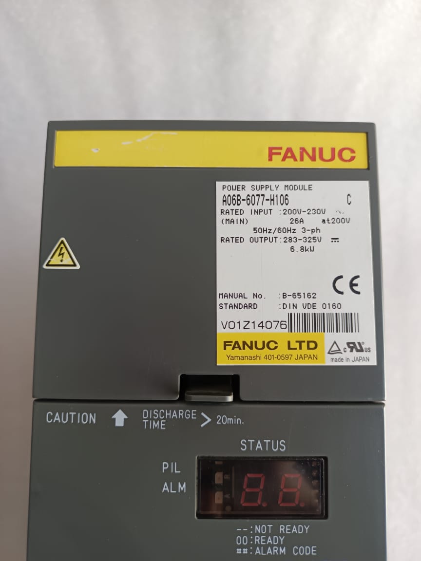 FANUC A06B-6077-H106 Power Supply Module – CNC Servo System Power Supply Unit thumbnail 7