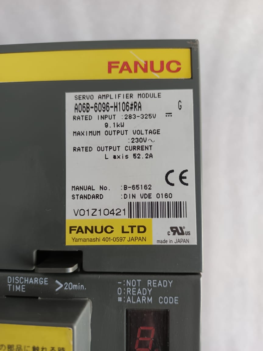 FANUC A06B-6096-H106#RA Servo Amplifier Module – High-Performance CNC Servo Drive Amplifier thumbnail 6