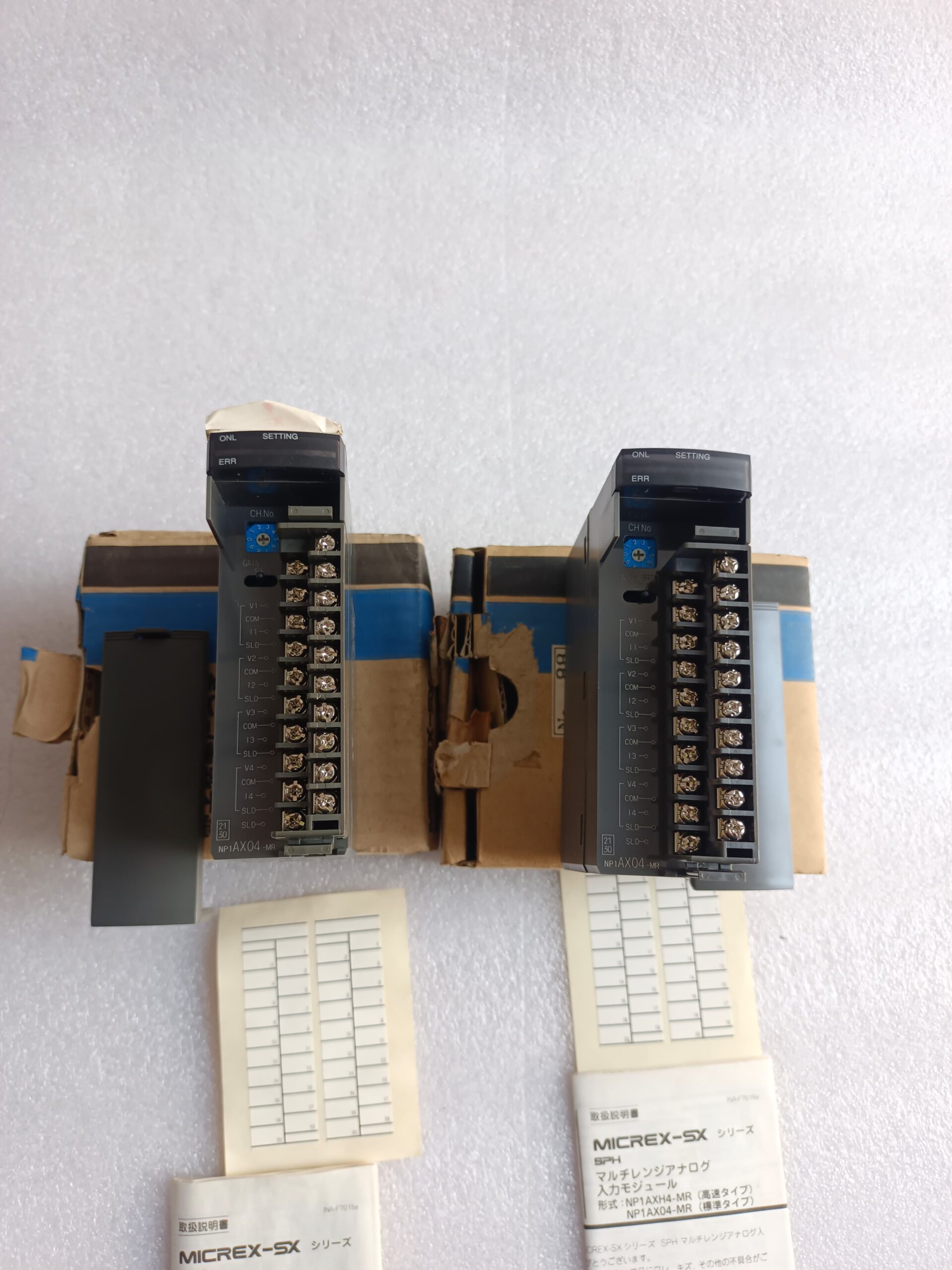 Fuji Electric Micrex-SX NP1AX04-MR Analog Input Module | 4-Channel AI | PLC Expansion Card thumbnail 12