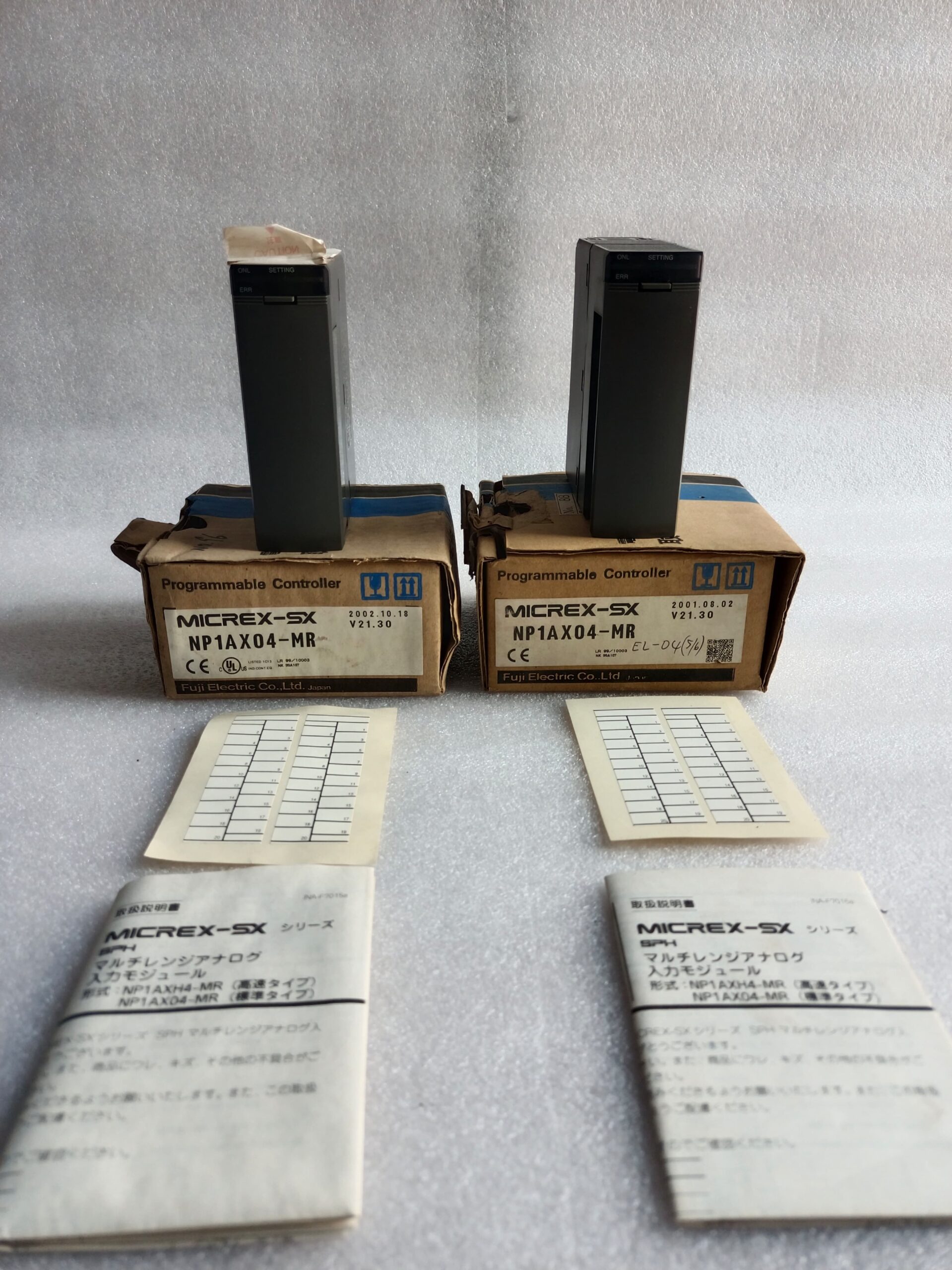 Fuji Electric Micrex-SX NP1AX04-MR Analog Input Module | 4-Channel AI | PLC Expansion Card thumbnail 7