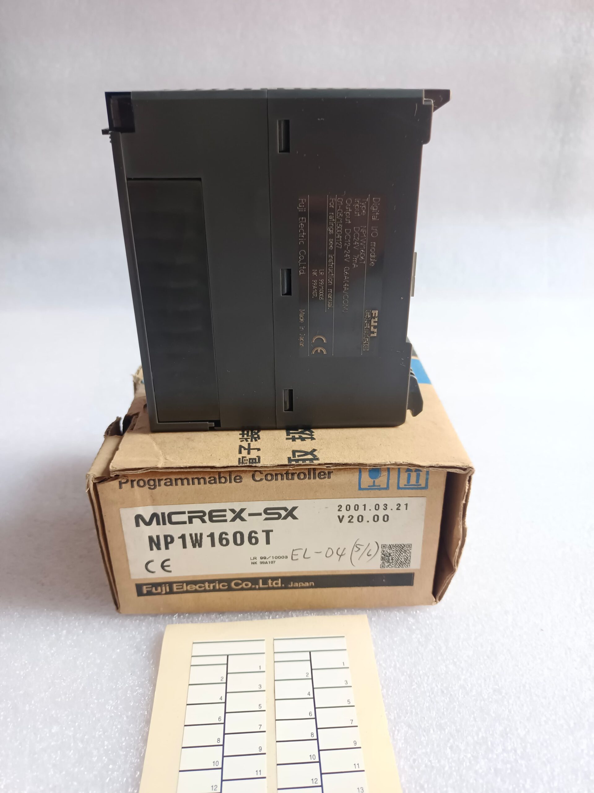 Fuji Electric MICREX-SX NP1W1606T Digital I/O Module – High-Speed PLC Input/Output Expansion thumbnail 4