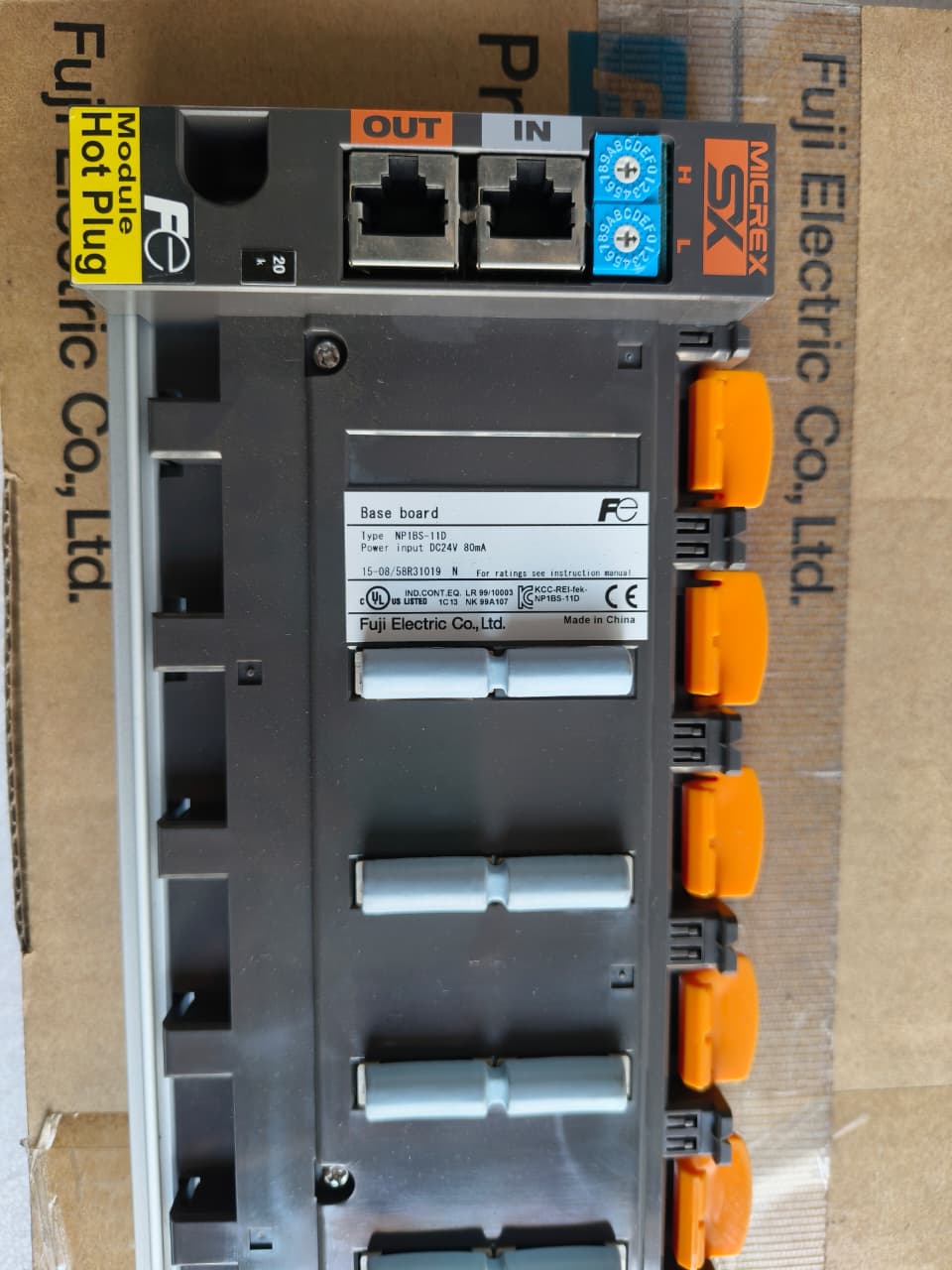 Fuji Electric MICREX-SX NP1BS-11D Base Board – PLC Backplane Rack for Industrial Automation Systems thumbnail 5