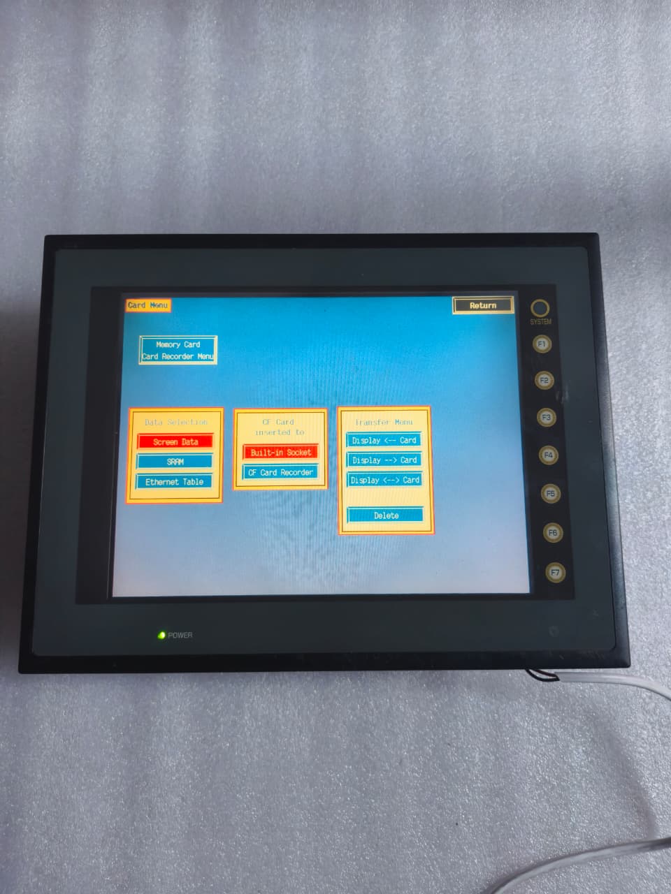 Fuji Electric POD UG430-VS1 HMI Touch Panel | 5.7 Industrial Operator Interface Display thumbnail 3