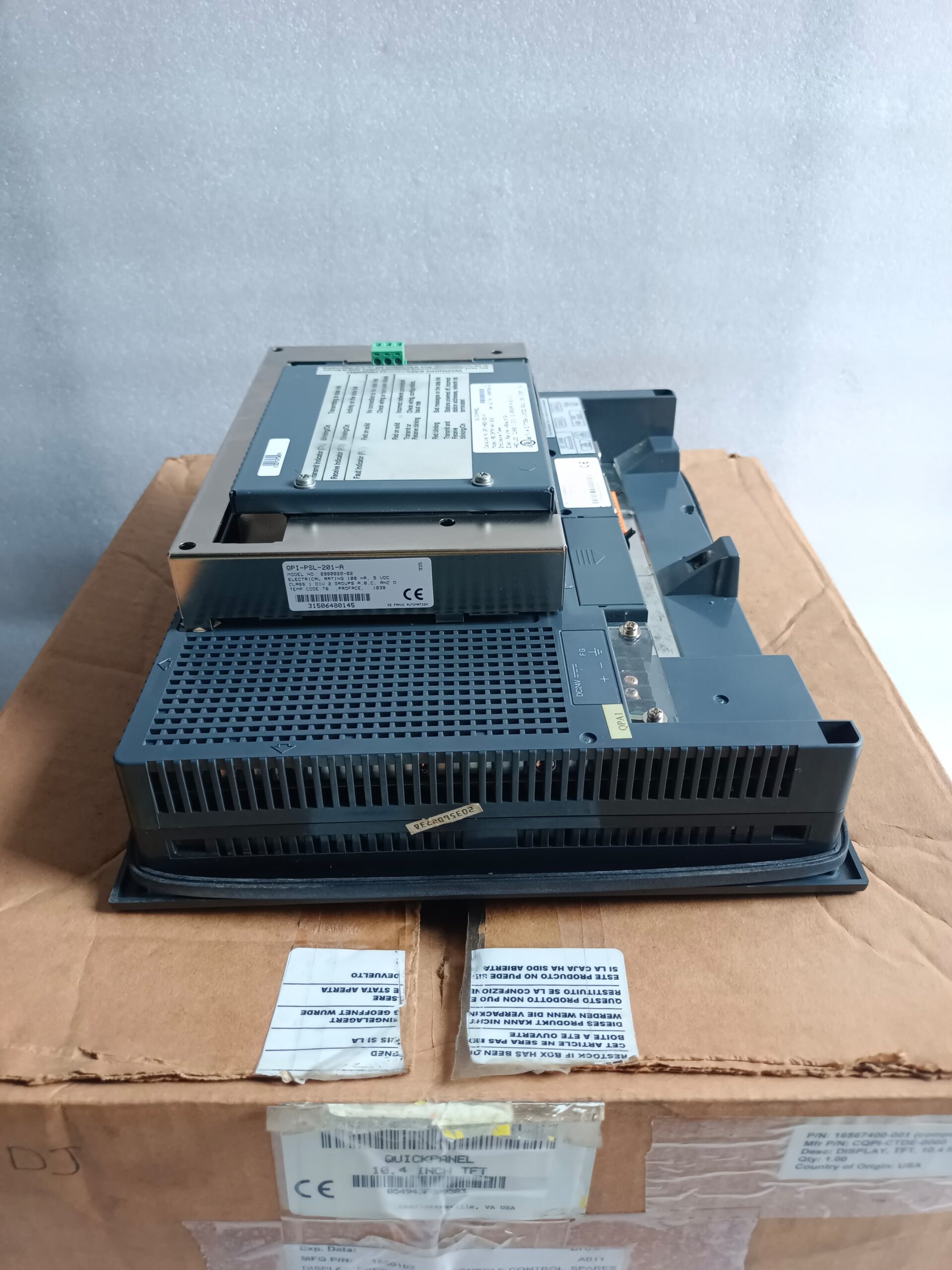 GE Fanuc QuickPanel CQPICTDE0000-A Industrial HMI Touch Panel – New with Box thumbnail 13
