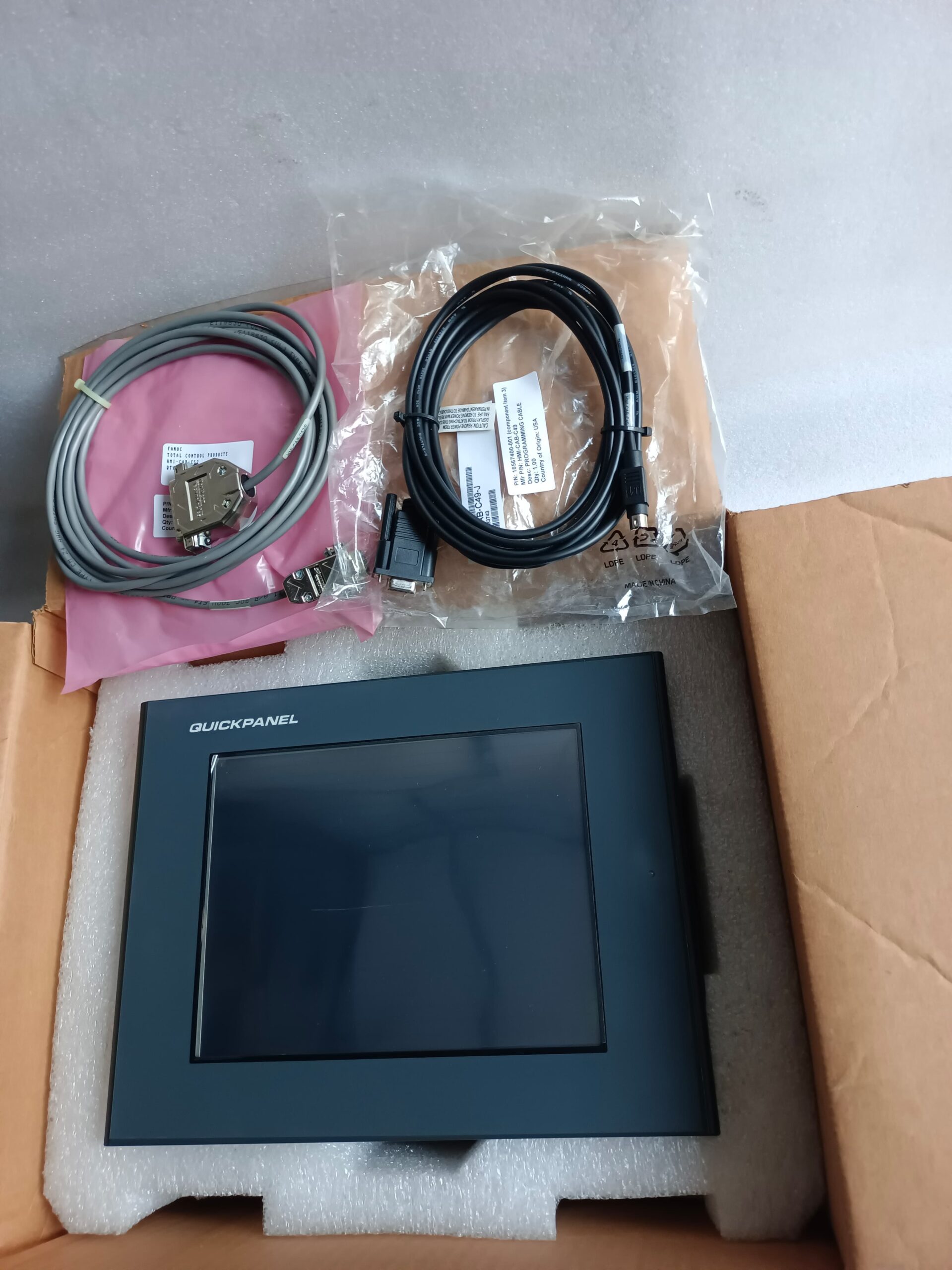GE Fanuc QuickPanel CQPICTDE0000-A Industrial HMI Touch Panel – New with Box thumbnail 4
