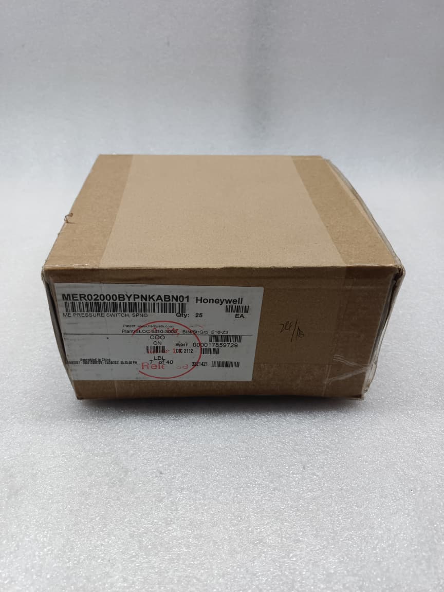 Honeywell MER02000BYPNKABN01 Industrial Pressure Switch High-Performance Process Control Pressure Monitoring Device thumbnail 2