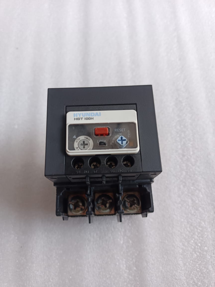 Hyundai HGT100 Thermal Overload Relay 70A–100A – Industrial Motor Protection Relay thumbnail 3