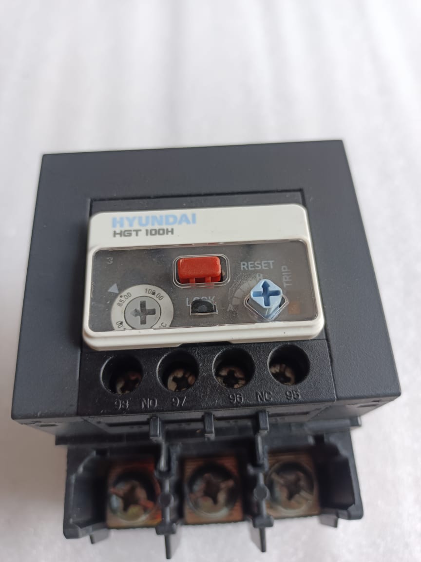Hyundai HGT100 Thermal Overload Relay 70A–100A – Industrial Motor Protection Relay thumbnail 10