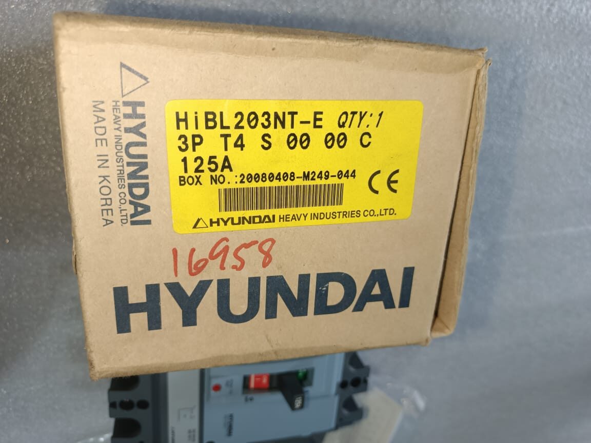 Hyundai HIBL203NT-E MCCB 3 Pole 125A Molded Case Circuit Breaker (MCCB) – Thermal Magnetic Protection thumbnail 2