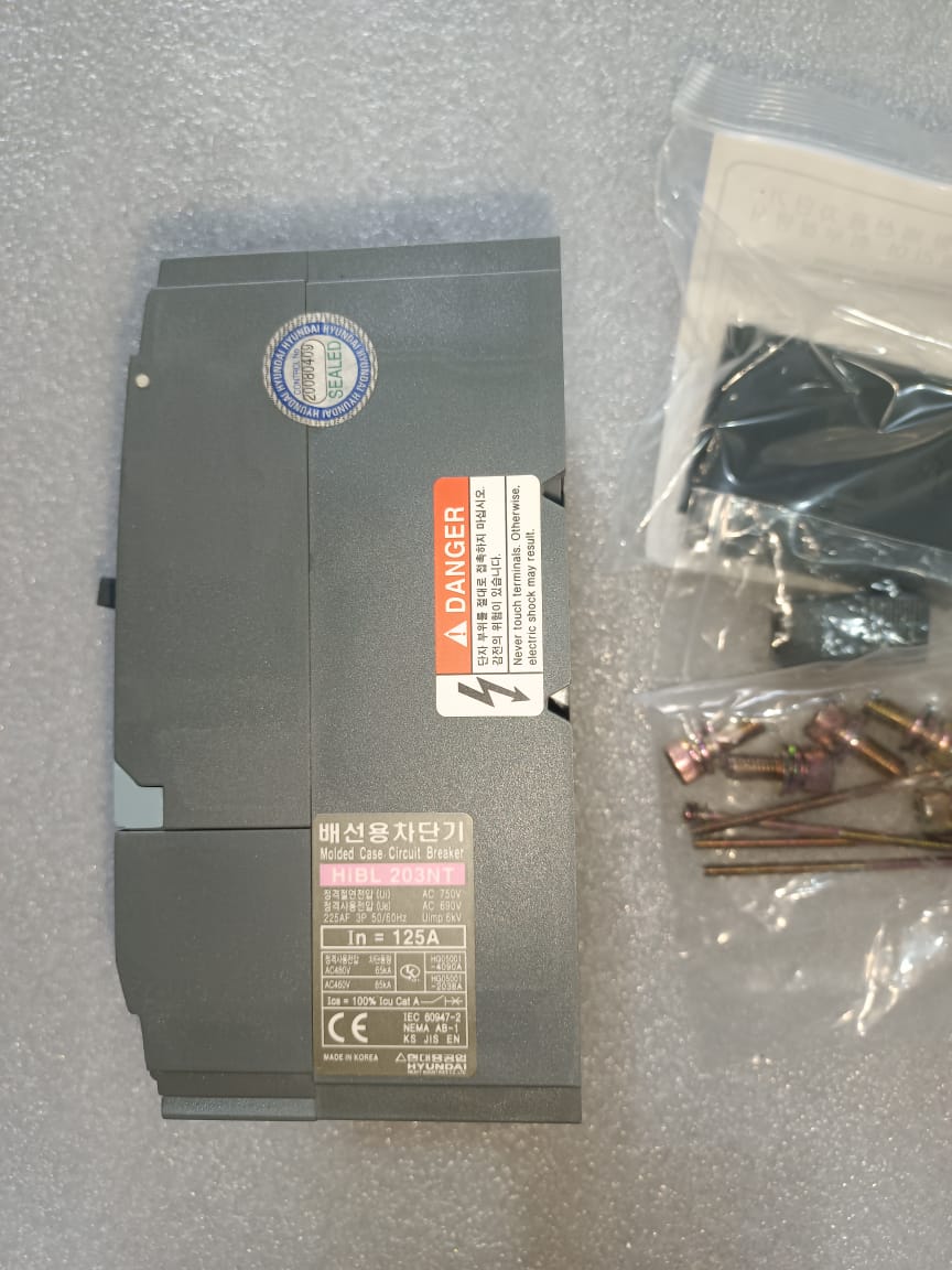 Hyundai HIBL203NT-E MCCB 3 Pole 125A Molded Case Circuit Breaker (MCCB) – Thermal Magnetic Protection thumbnail 9