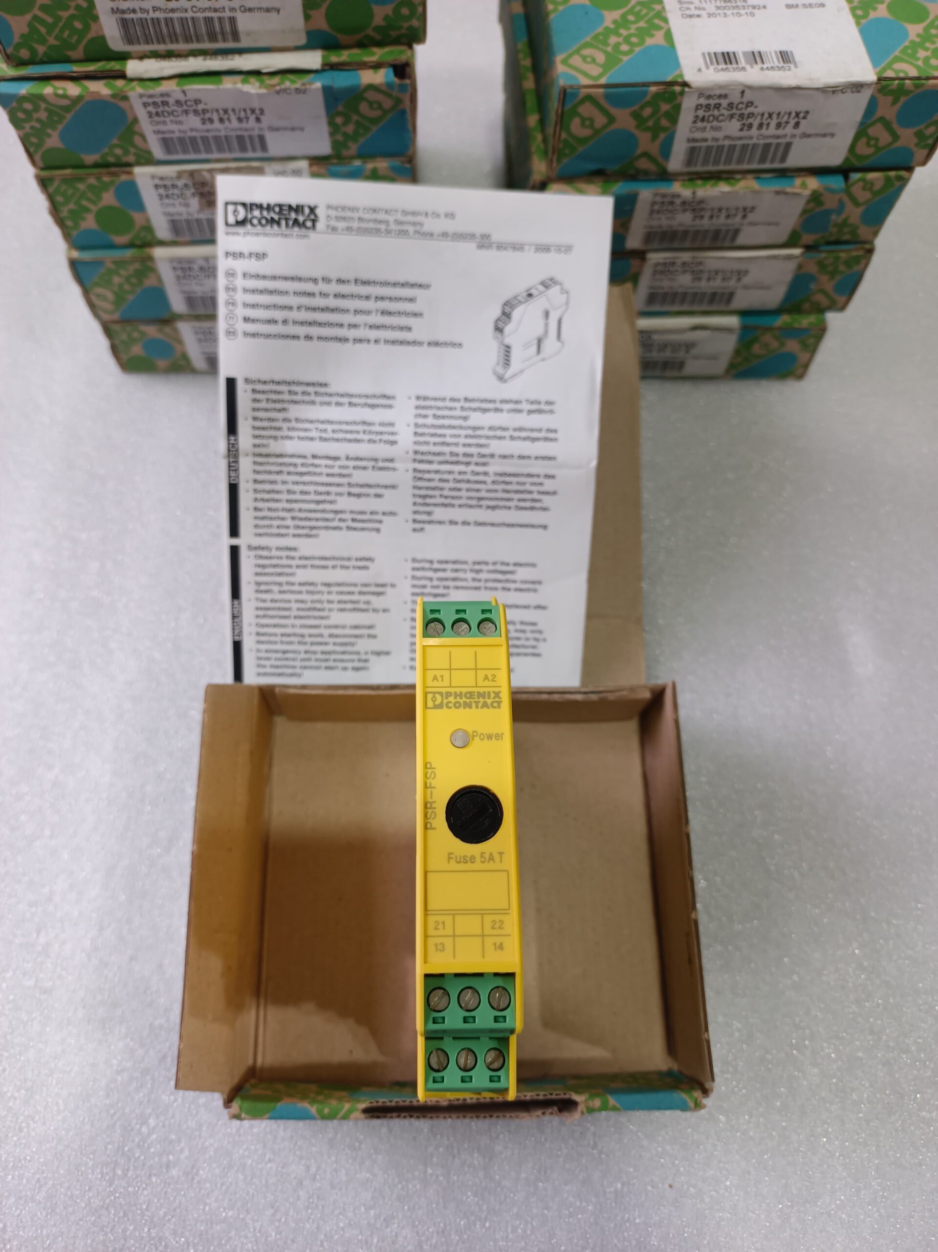 Phoenix Contact PSR-SCP-24DC/FSP/1X1/1X2 (2981978) Safety Relay Module | 24V DC Industrial Safety Monitoring Relay thumbnail 7