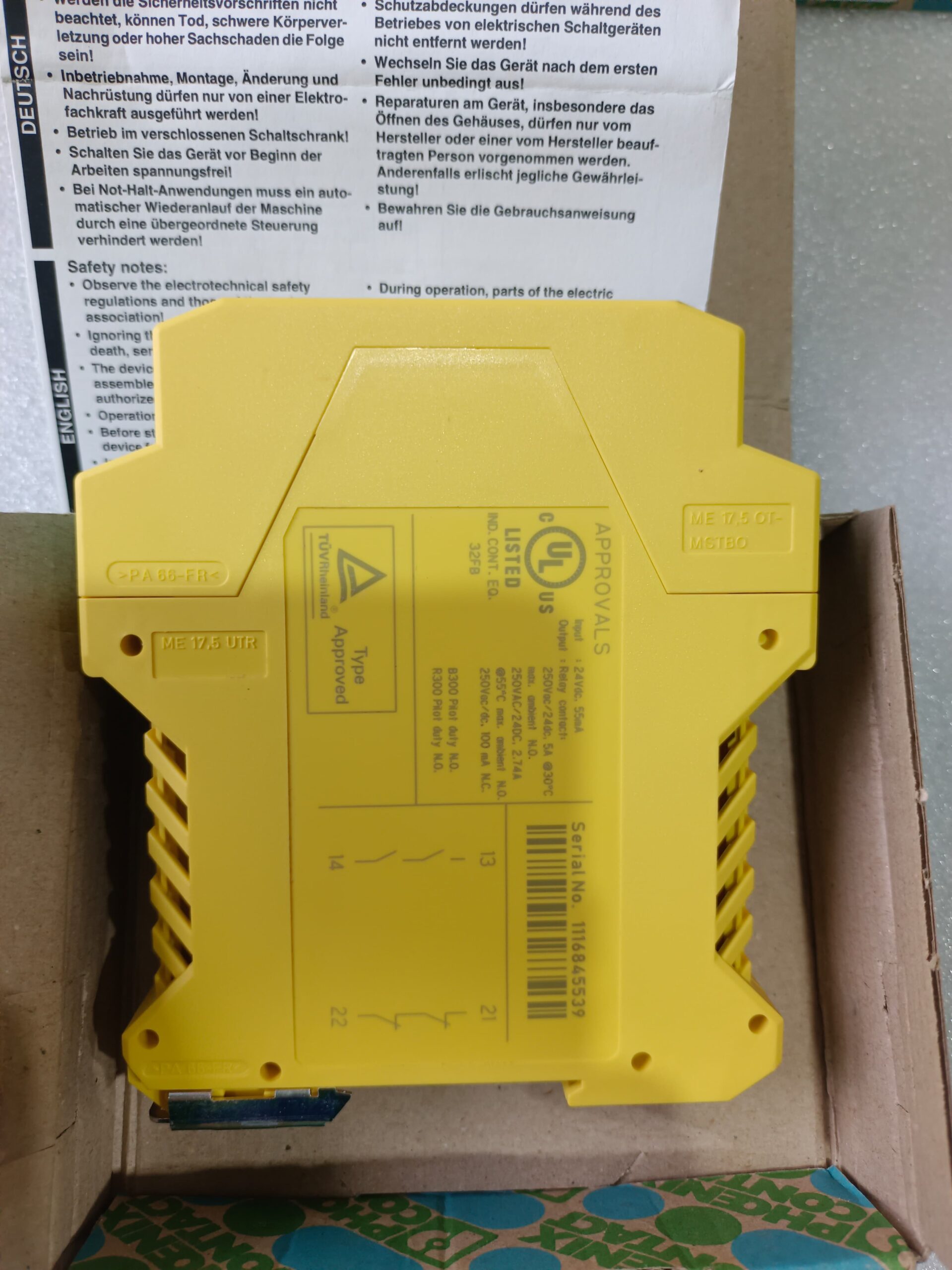 Phoenix Contact PSR-SCP-24DC/FSP/1X1/1X2 (2981978) Safety Relay Module | 24V DC Industrial Safety Monitoring Relay thumbnail 8
