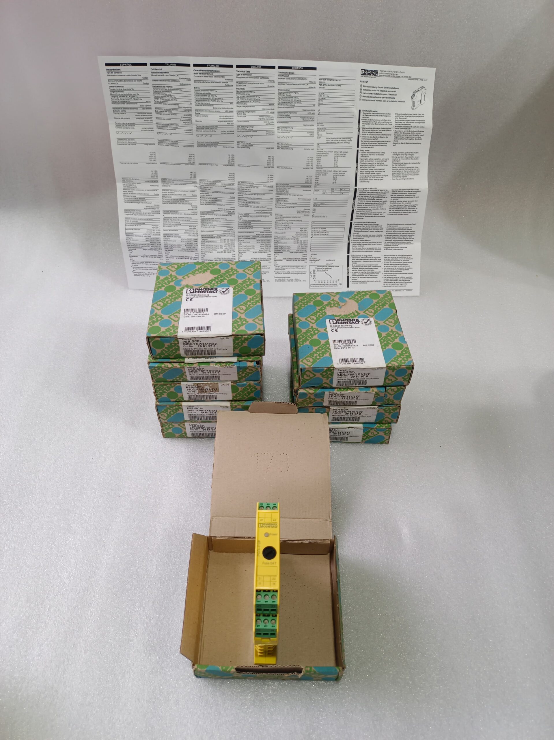 Phoenix Contact PSR-SCP-24DC/FSP/1X1/1X2 (2981978) Safety Relay Module | 24V DC Industrial Safety Monitoring Relay thumbnail 10