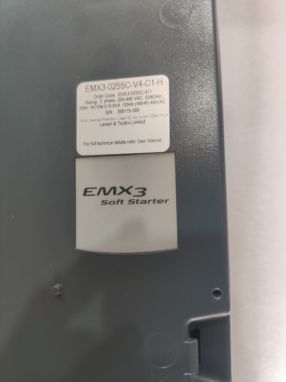 L And T EMX3-0255C-V4-C1-H / EMX3-0255C-411 Soft Starter – 180HP Advanced Motor Soft Starter for Industrial Applications thumbnail 7