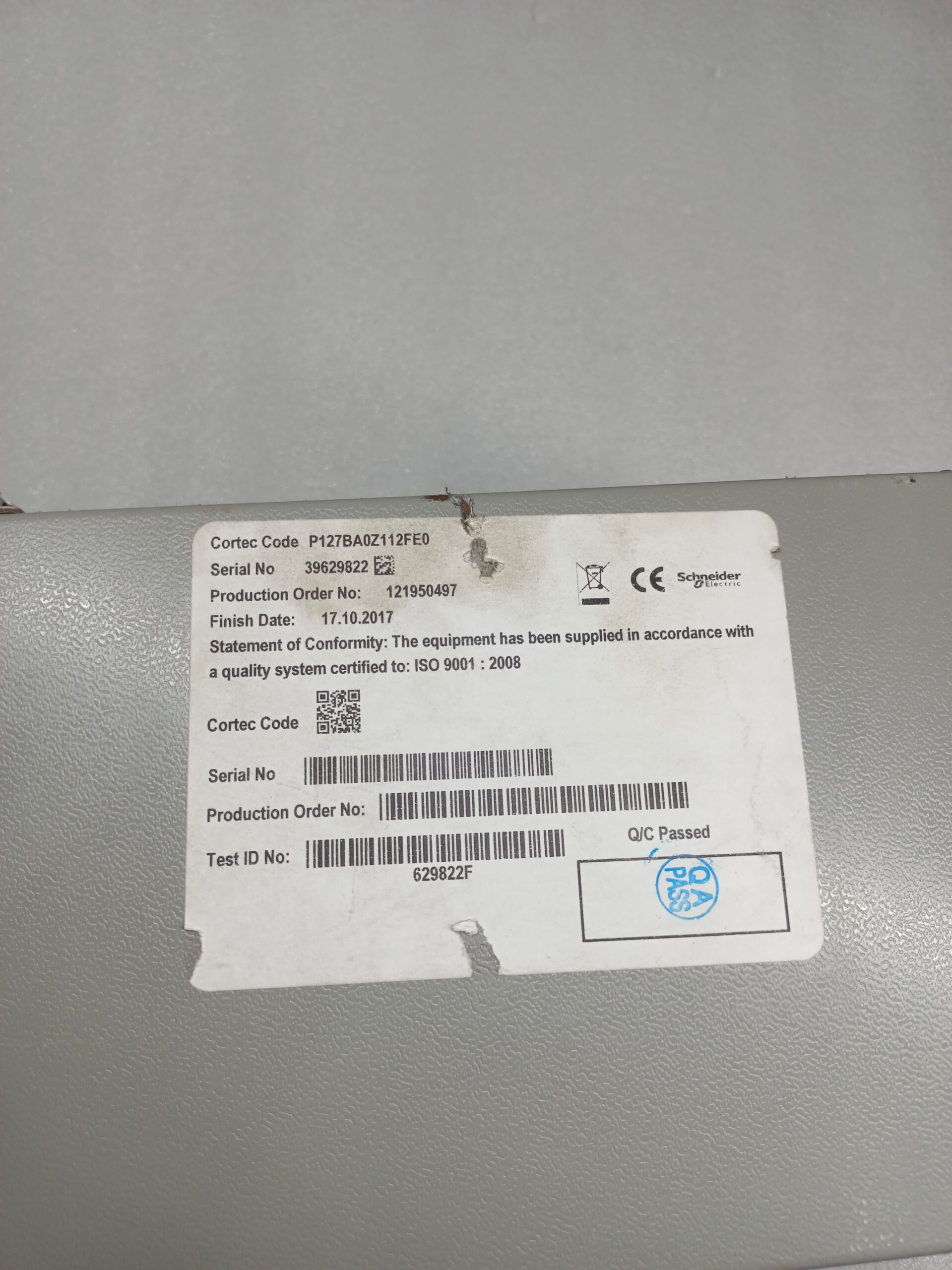 Schneider MiCOM P127 P127BA0Z112FE0 Protection Relay – Advanced Motor And Feeder Protection Relay thumbnail 11