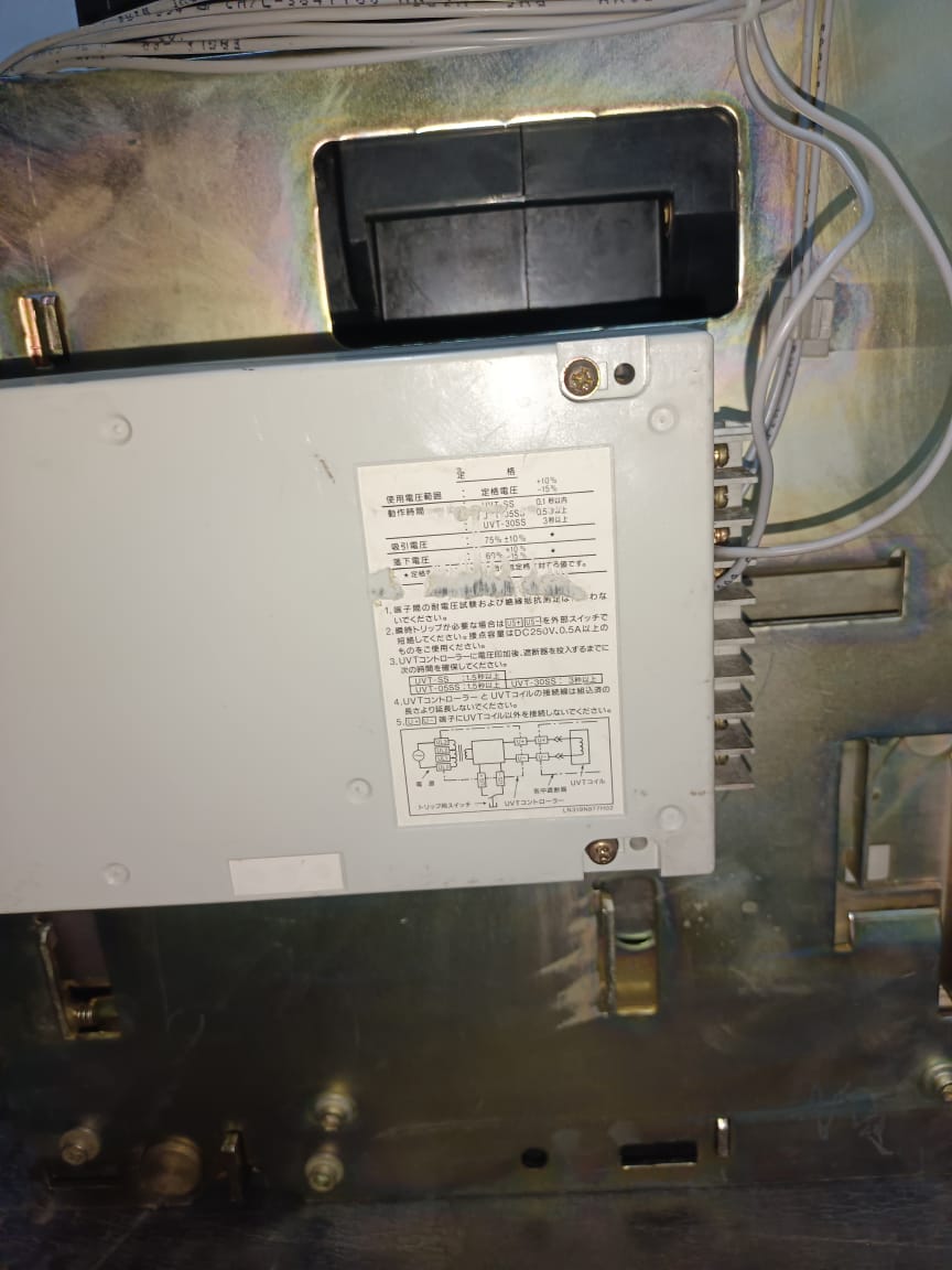 Mitsubishi AE1000-SS Air Circuit Breaker 1000A 3 Pole Heavy Duty Industrial ACB | AE Series Power Distribution Breaker thumbnail 6