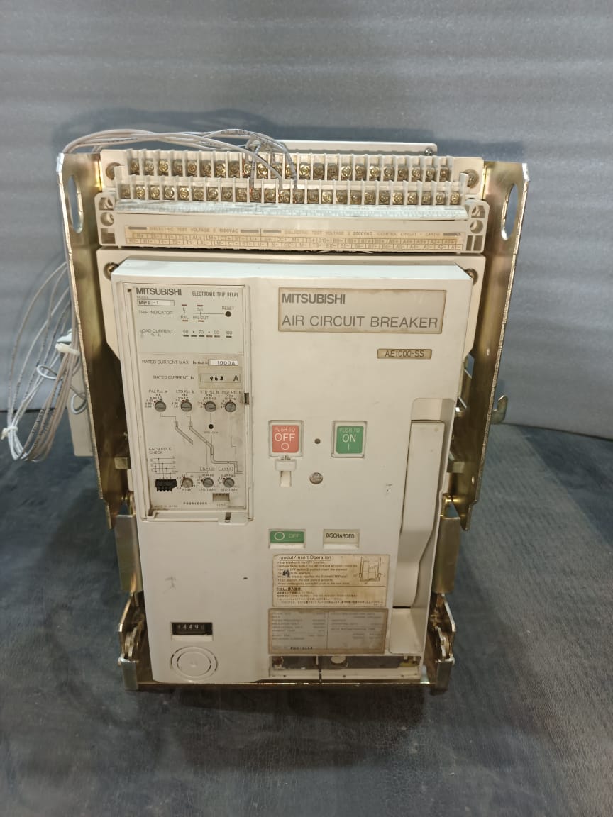 Mitsubishi AE1000-SS Air Circuit Breaker 1000A 3 Pole Heavy Duty Industrial ACB | AE Series Power Distribution Breaker thumbnail 9