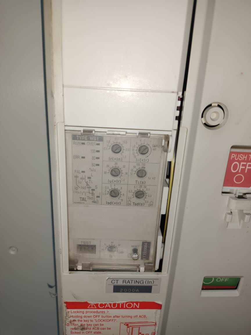 Mitsubishi AE2000-SW Air Circuit Breaker Heavy Duty Industrial ACB for Power Distribution And Protection thumbnail 3