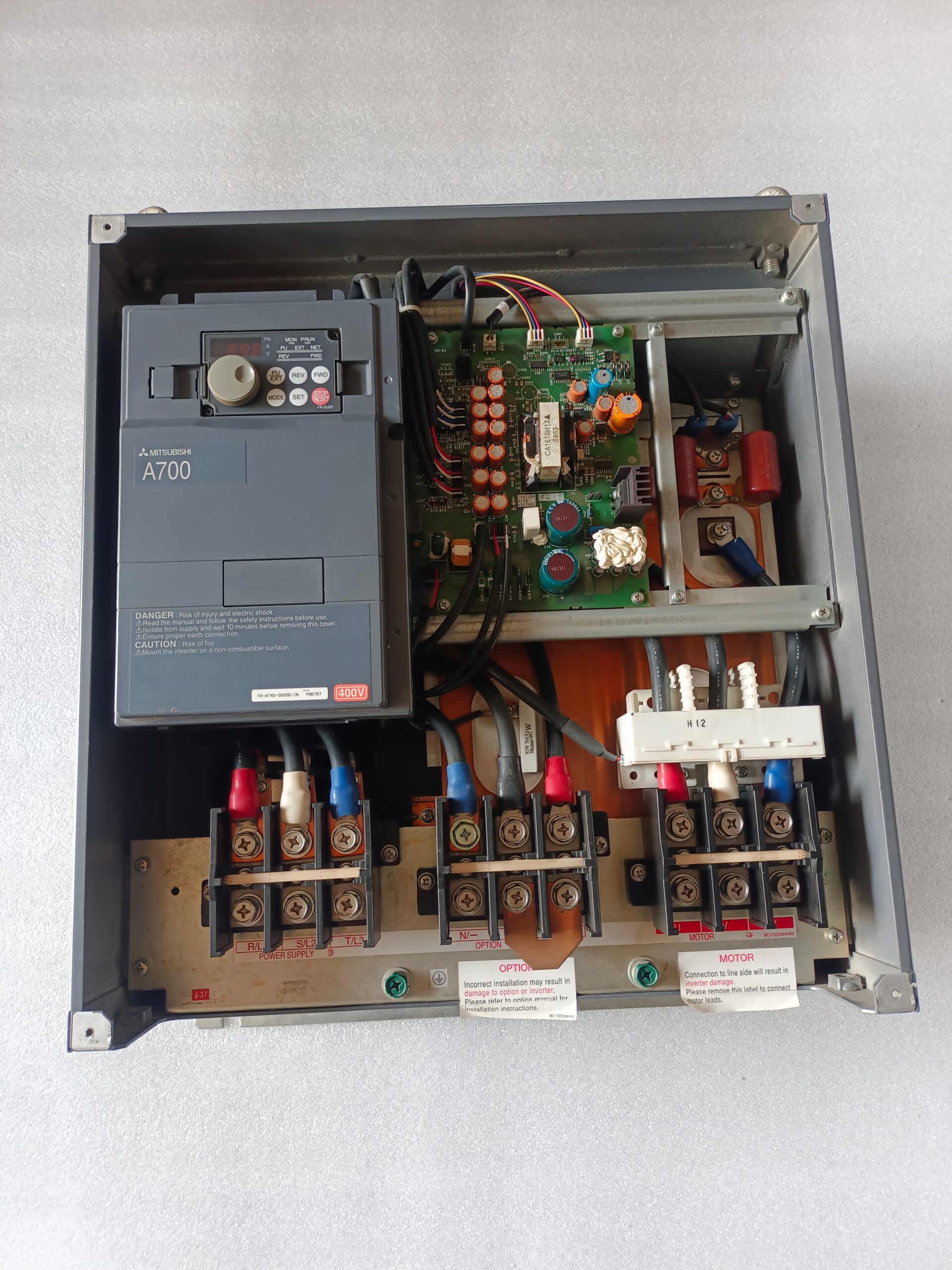 MITSUBISHI A700 FR-A740-00930-IN 50HP AC Drive – High Performance Variable Frequency Drive (VFD) for Industrial Motor Control thumbnail 11