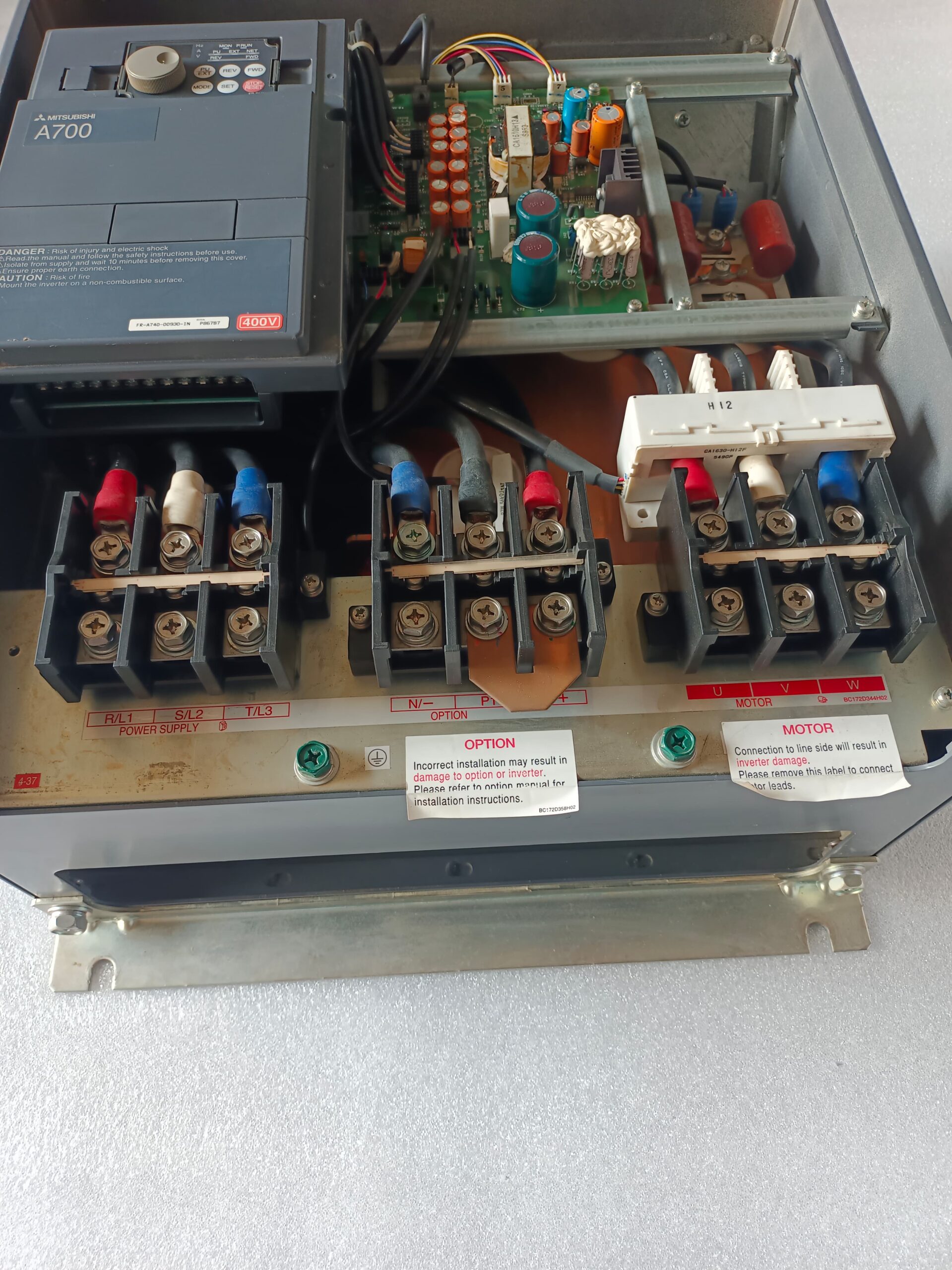 MITSUBISHI A700 FR-A740-00930-IN 50HP AC Drive – High Performance Variable Frequency Drive (VFD) for Industrial Motor Control thumbnail 9