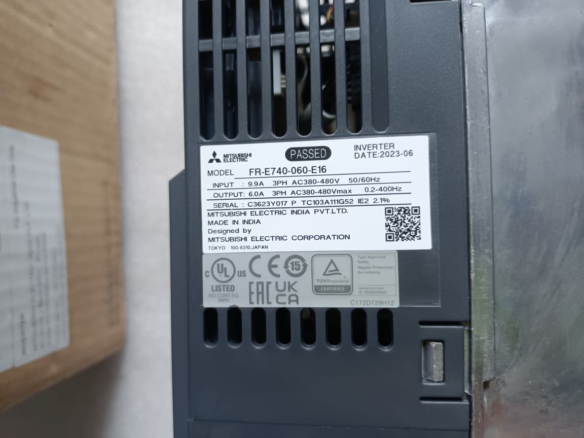 MITSUBISHI E700 FR-E740-060-E16 Variable Frequency Drive (VFD) – High-Performance Industrial AC Drive for Motor Speed Control thumbnail 9