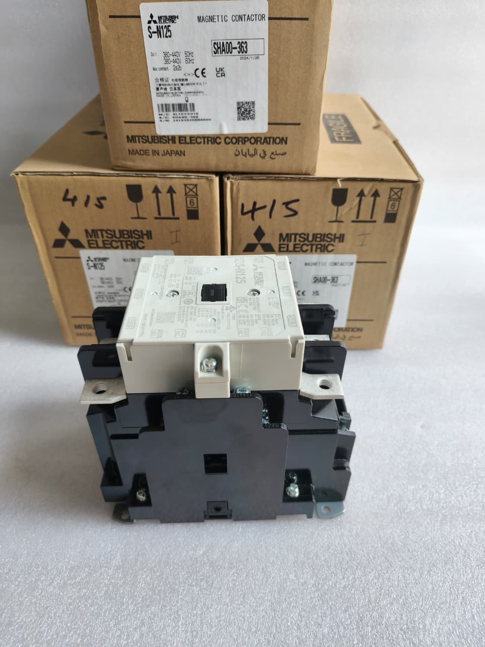 Mitsubishi Electric S-N125 (SN125) Magnetic Contactor | Heavy-Duty Industrial Motor Control Contactor thumbnail 2